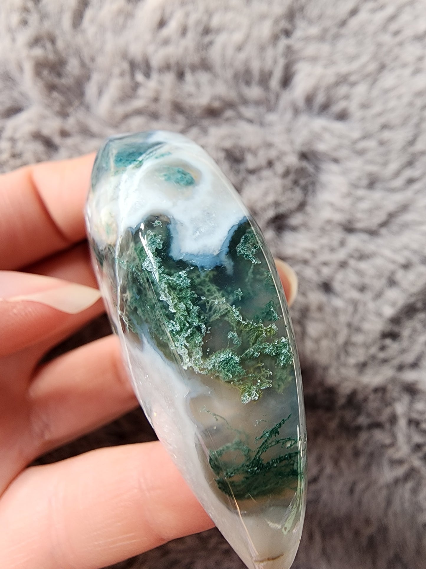 Moss Agate Moon