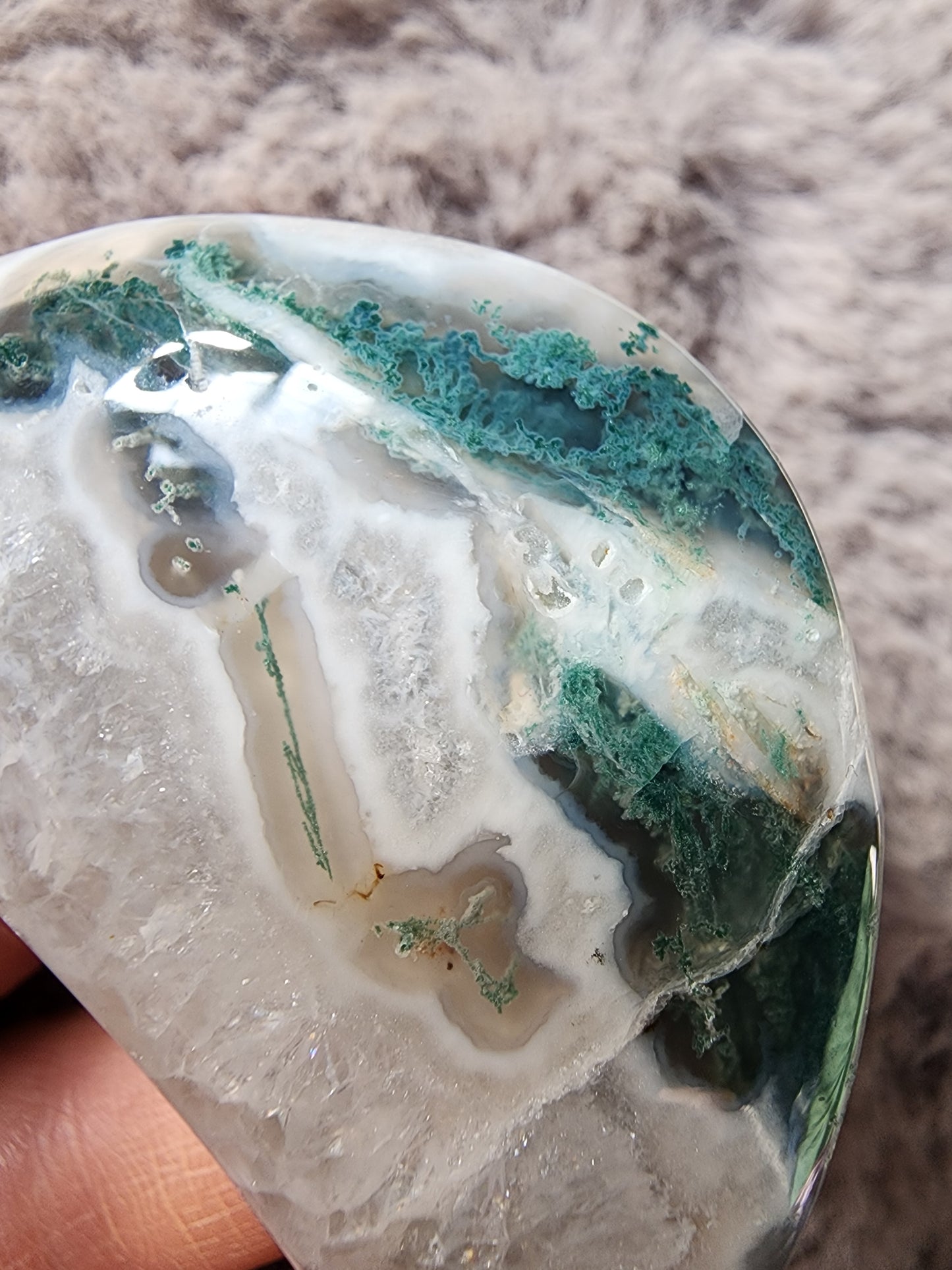 Moss Agate Moon