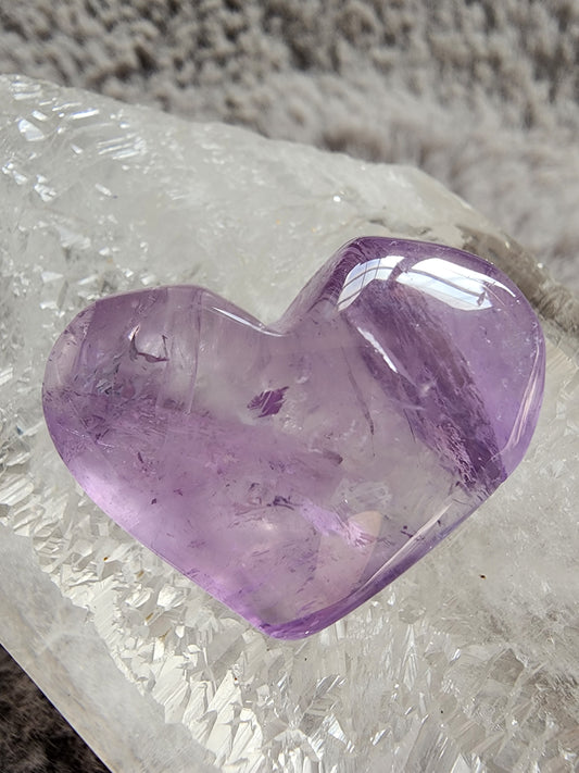 Amethyst Mini Heart