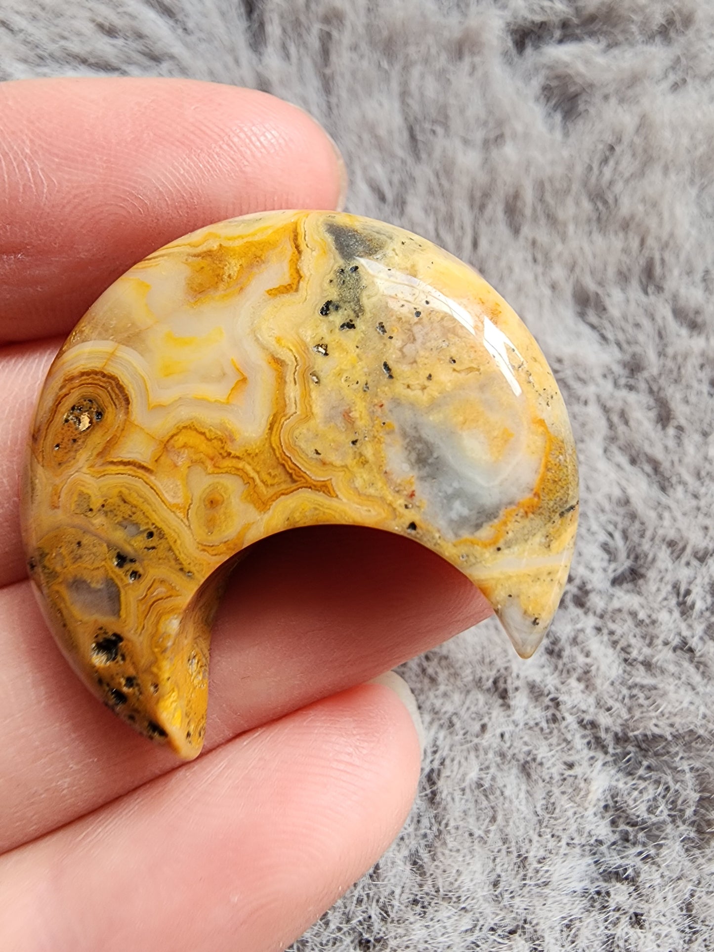 Crazy Lace Agate Moon