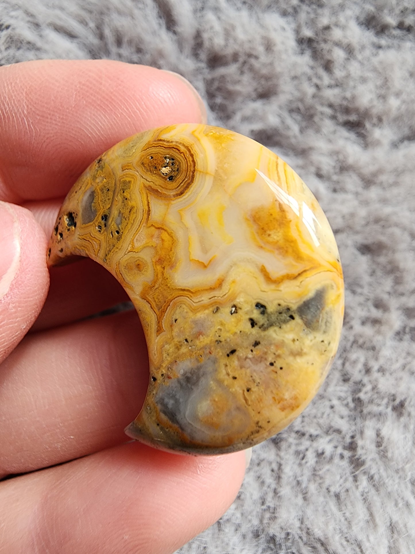 Crazy Lace Agate Moon