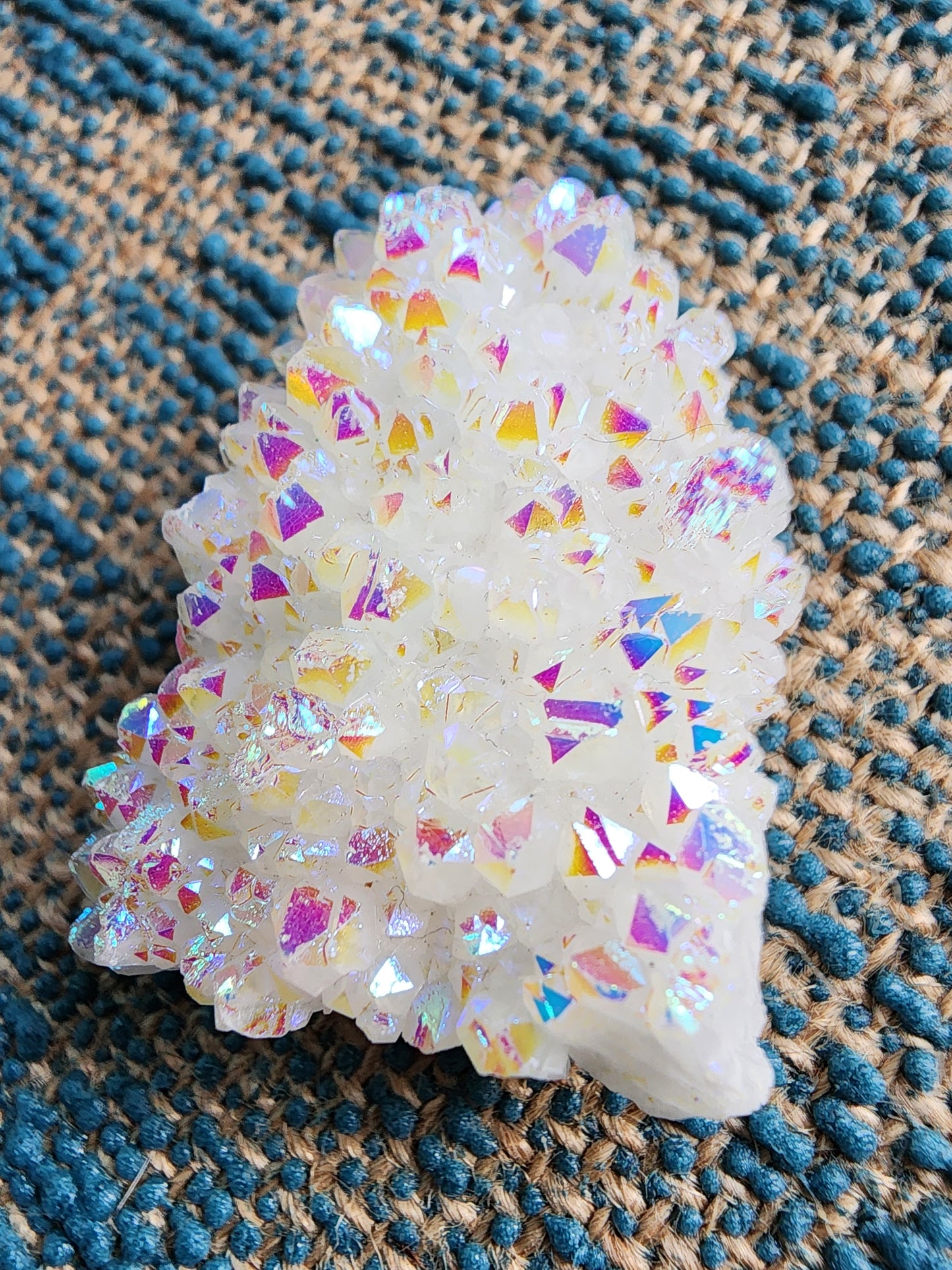Angel Aura Quartz Cluster