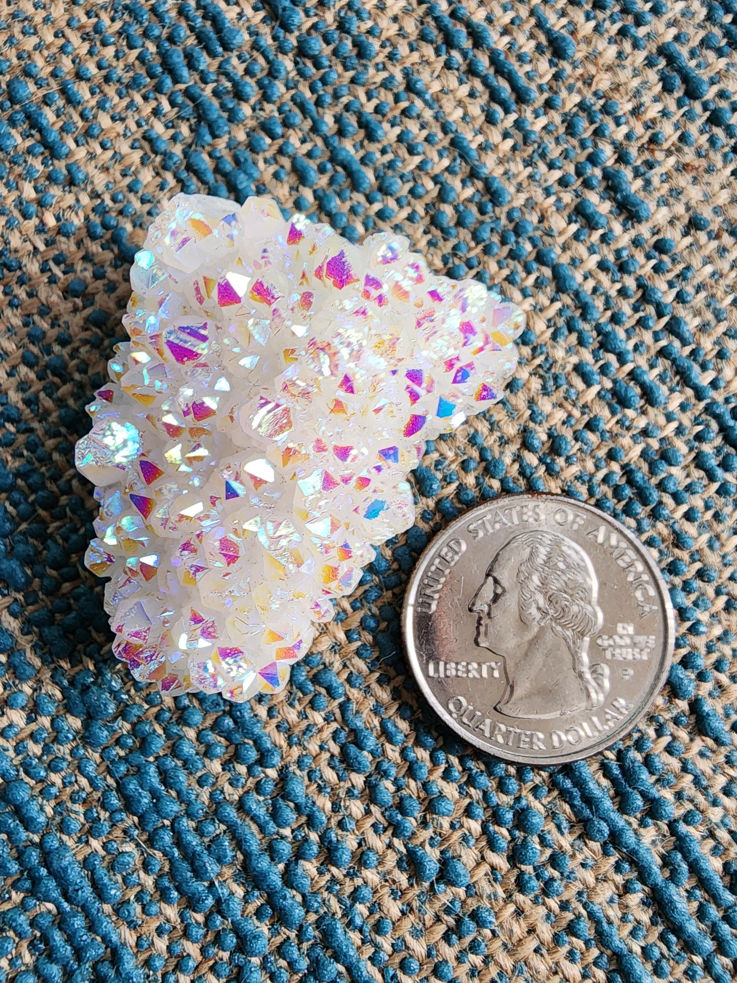 Angel Aura Quartz Cluster