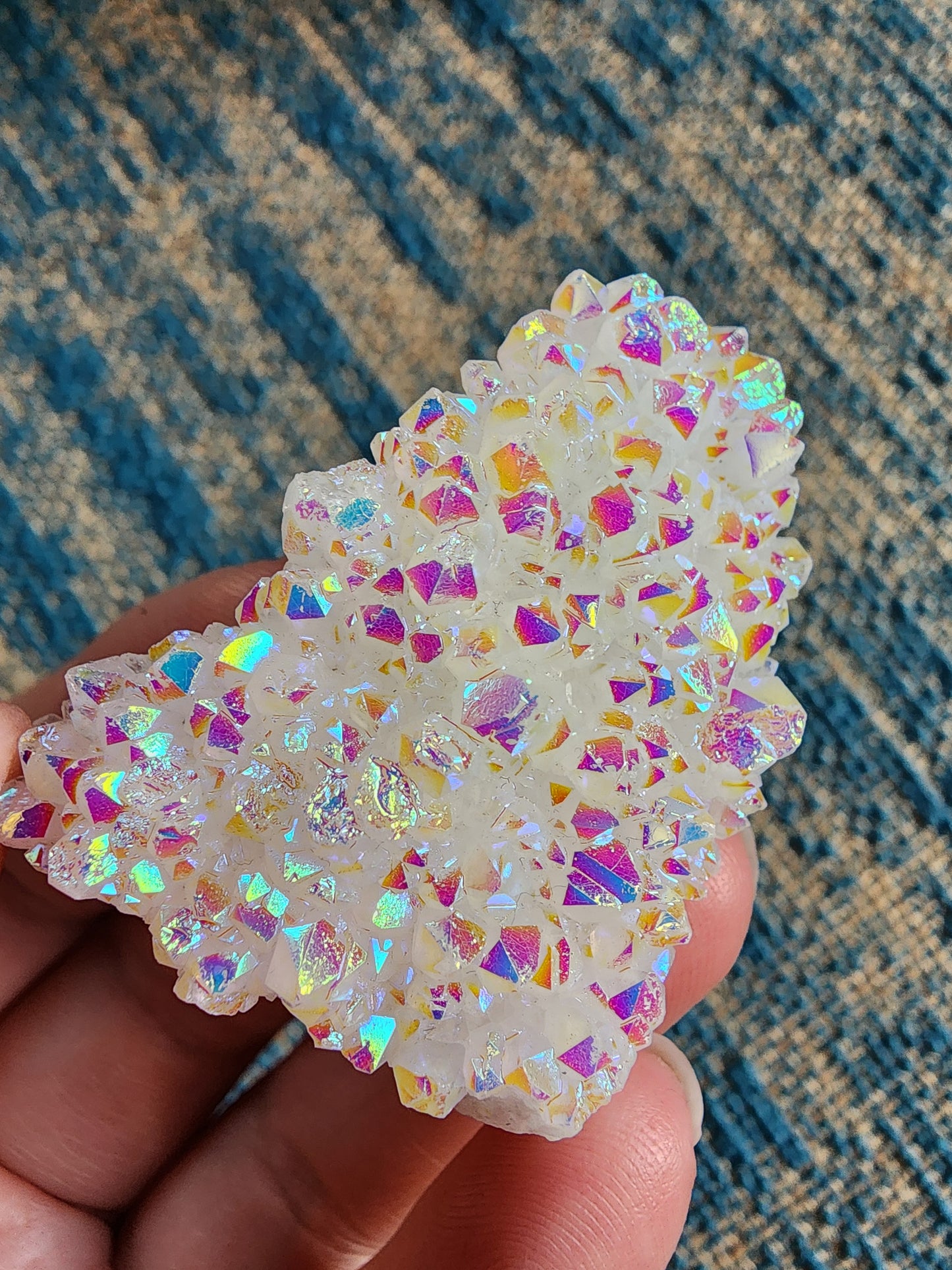 Angel Aura Quartz Cluster