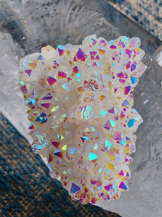 Angel Aura Quartz Cluster