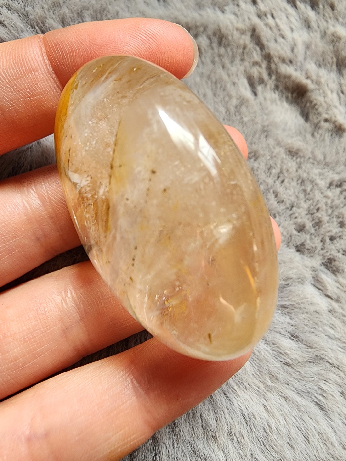 Golden Healer Quartz Palmstone