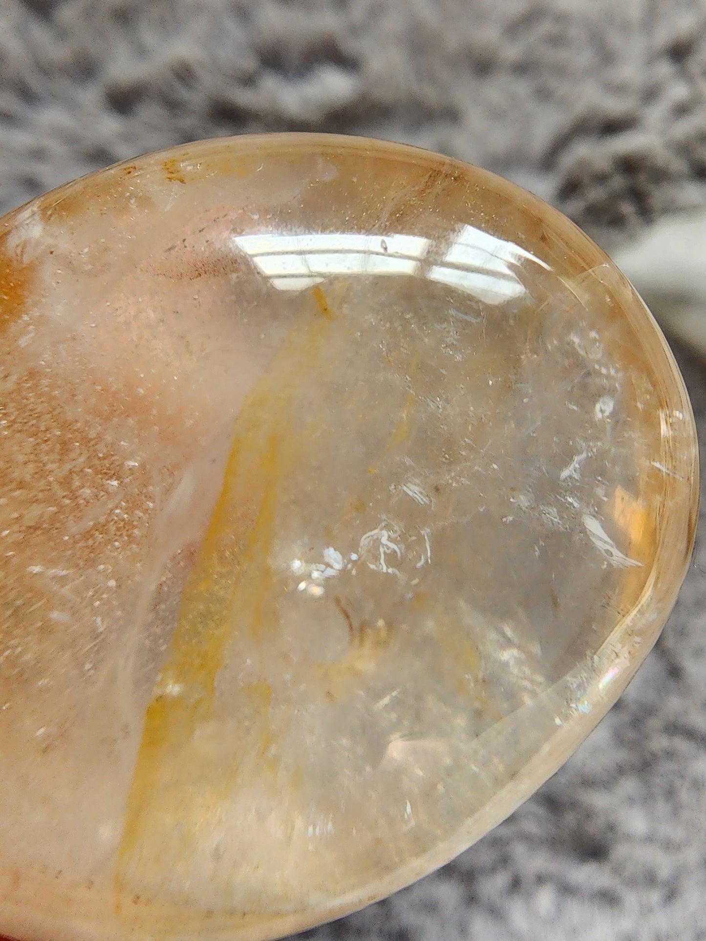 Golden Healer Quartz Palmstone
