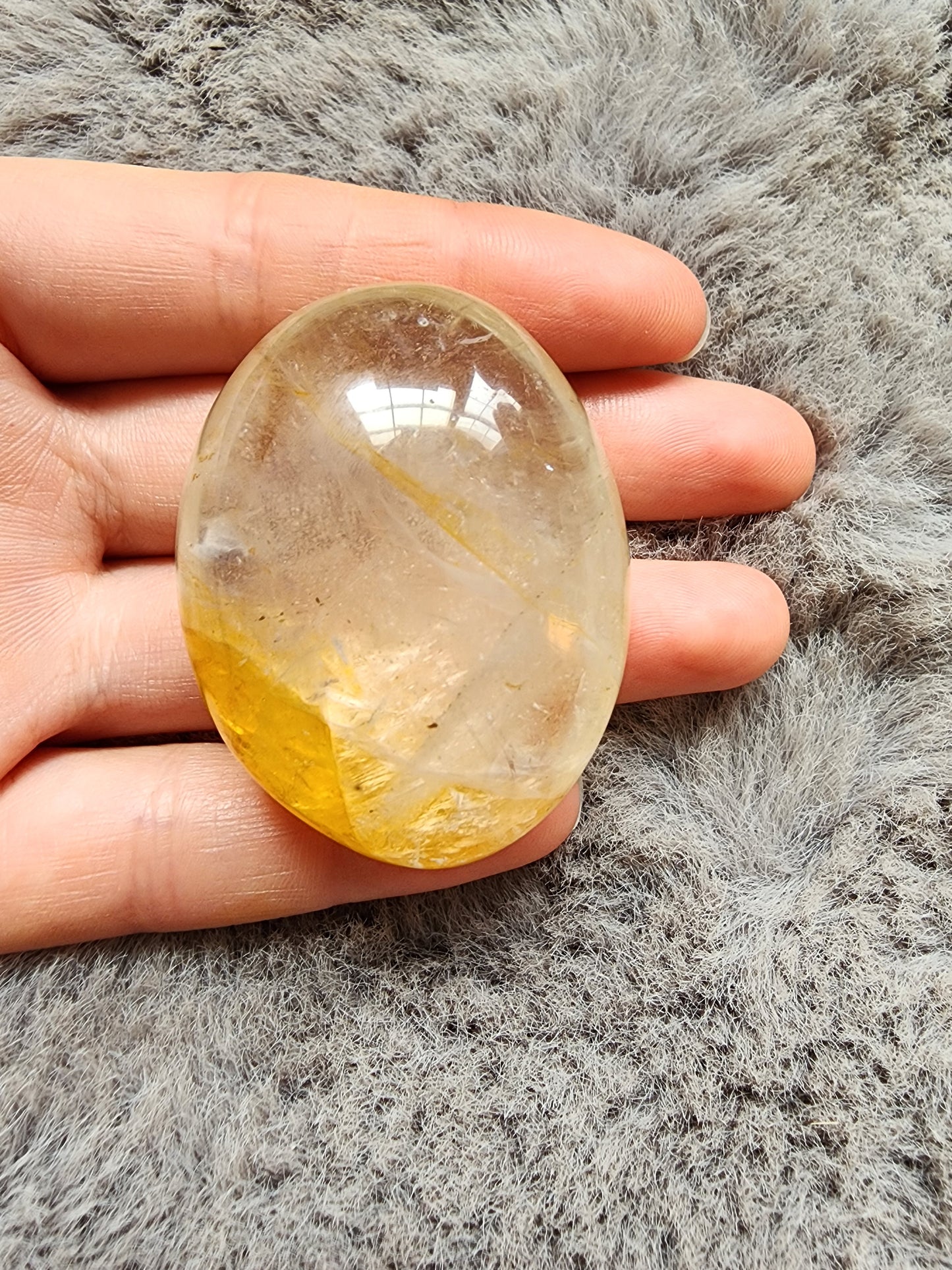 Golden Healer Quartz Palmstone