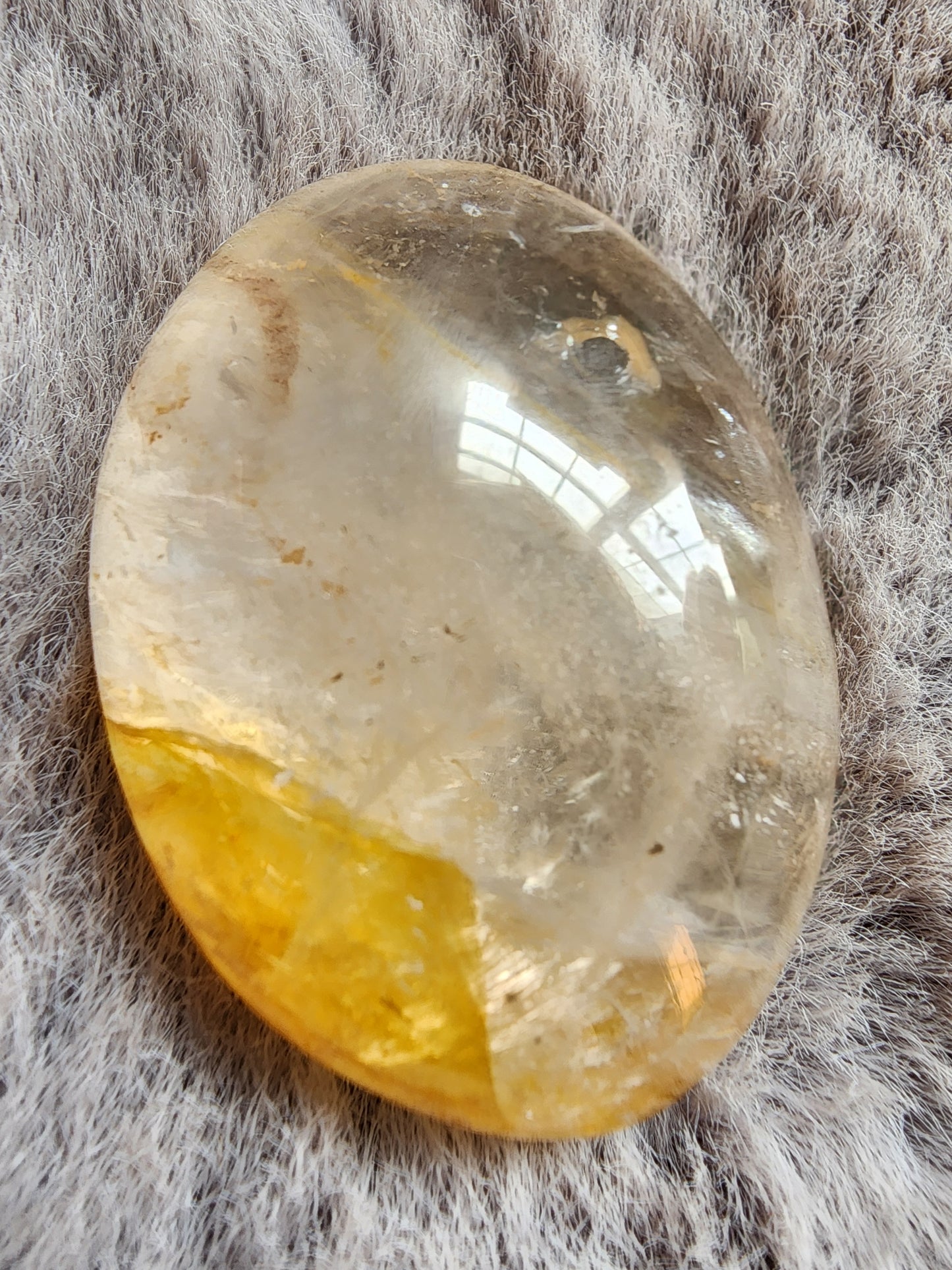 Golden Healer Quartz Palmstone