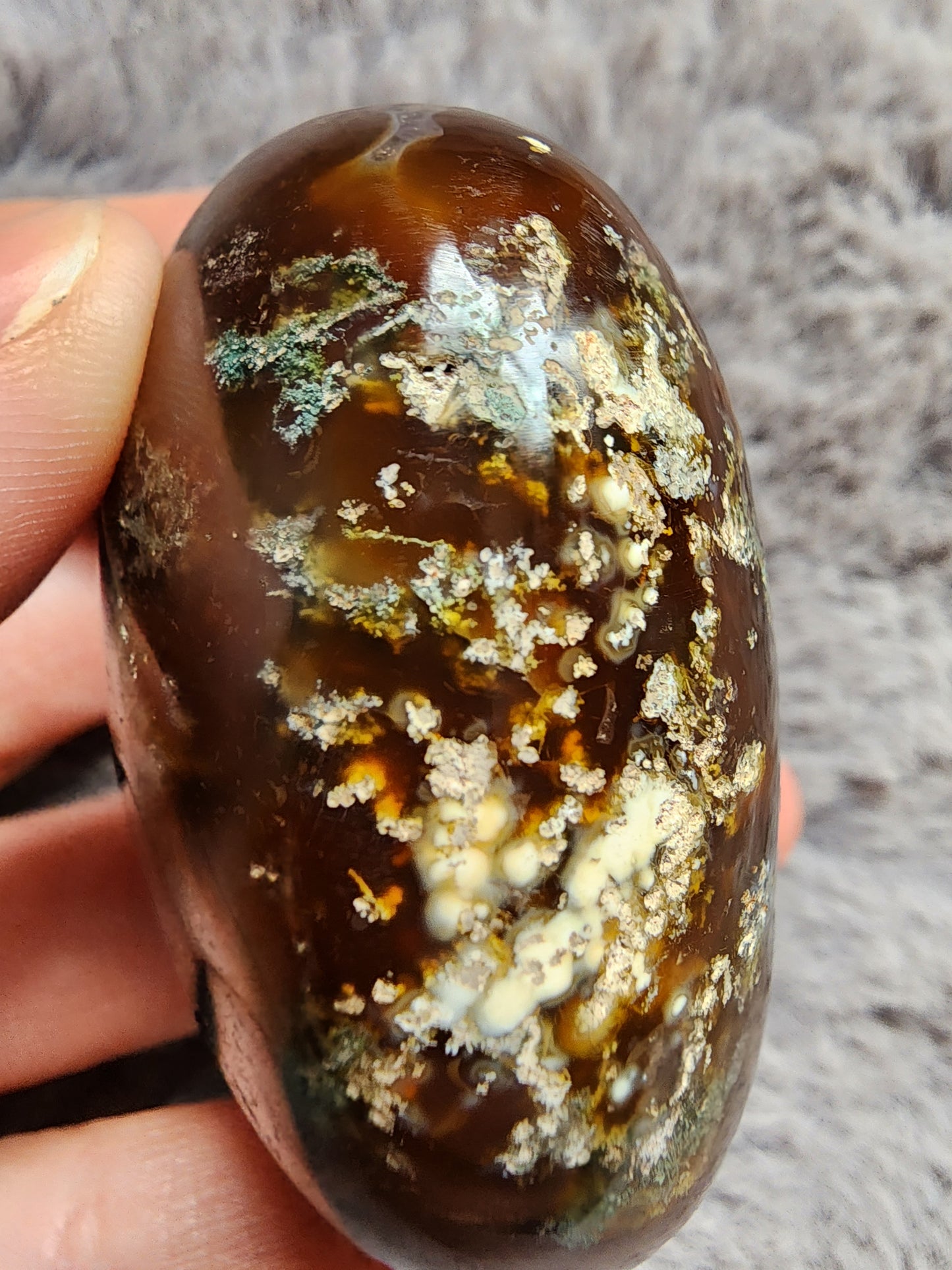 Moss Agate Palmstone