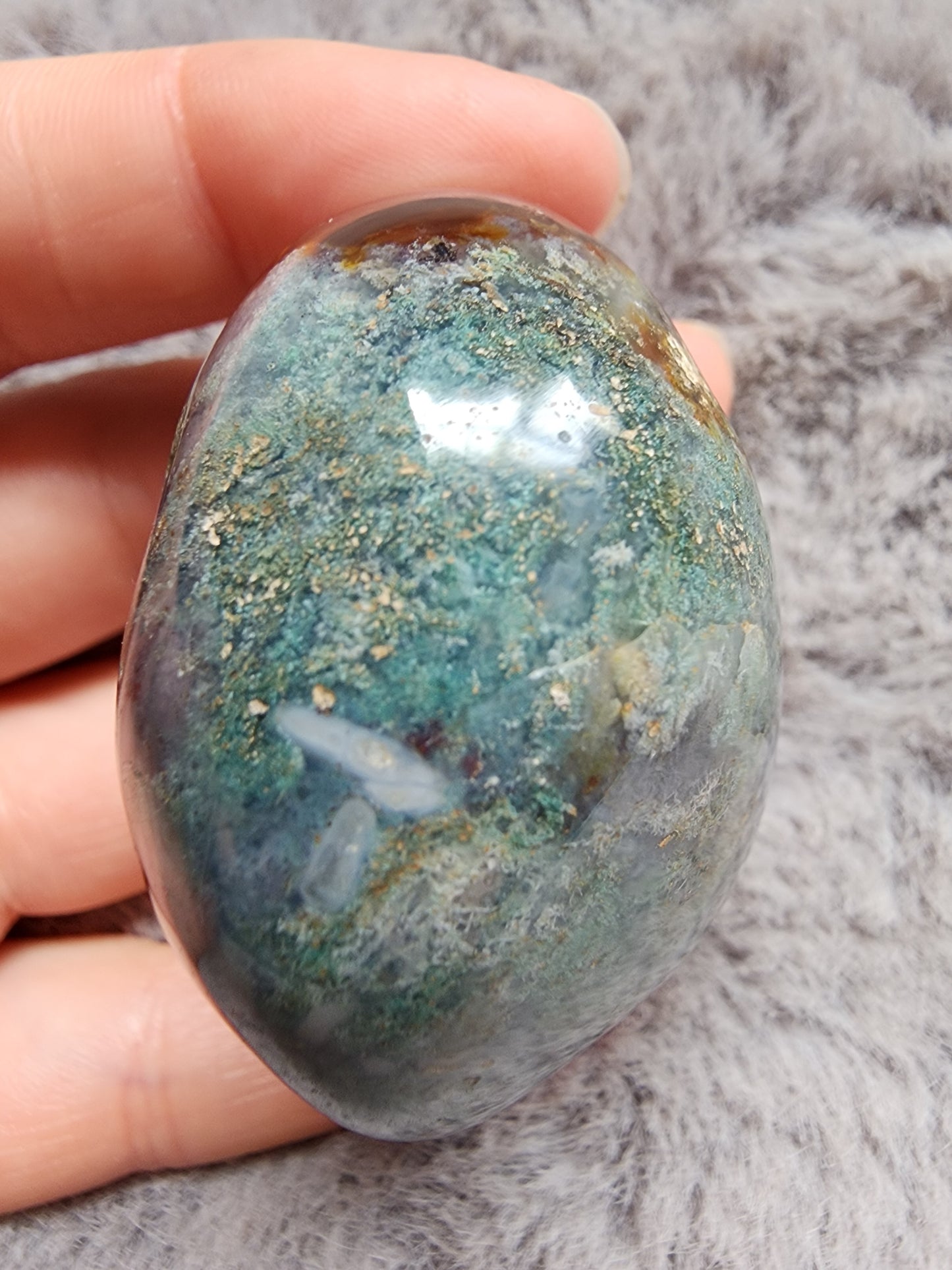 Moss Agate Palmstone