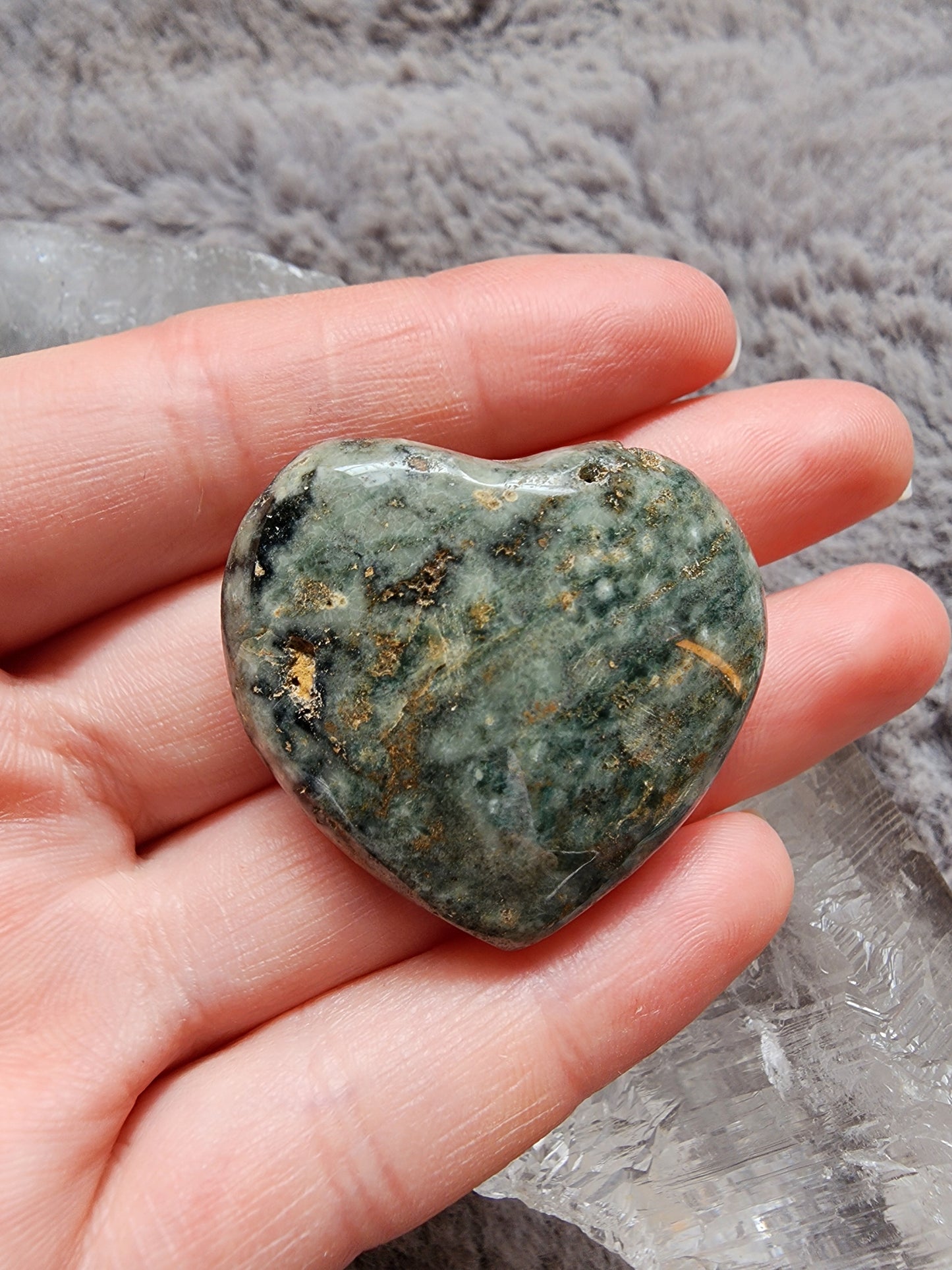 Orbicular Jasper Heart
