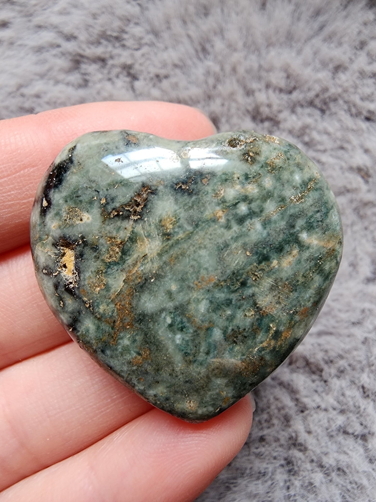 Orbicular Jasper Heart