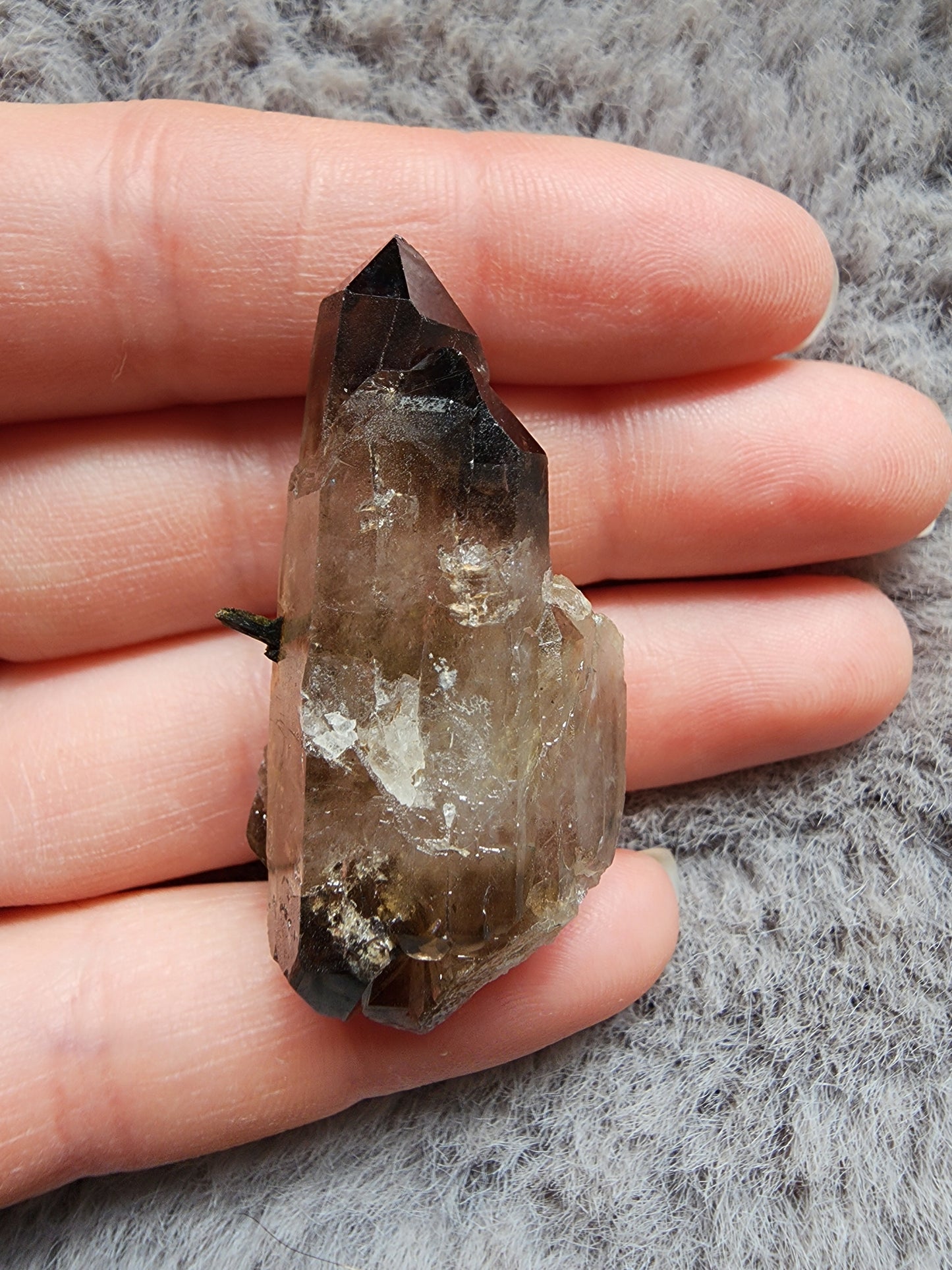 Smoky Quartz w/ Aegirine