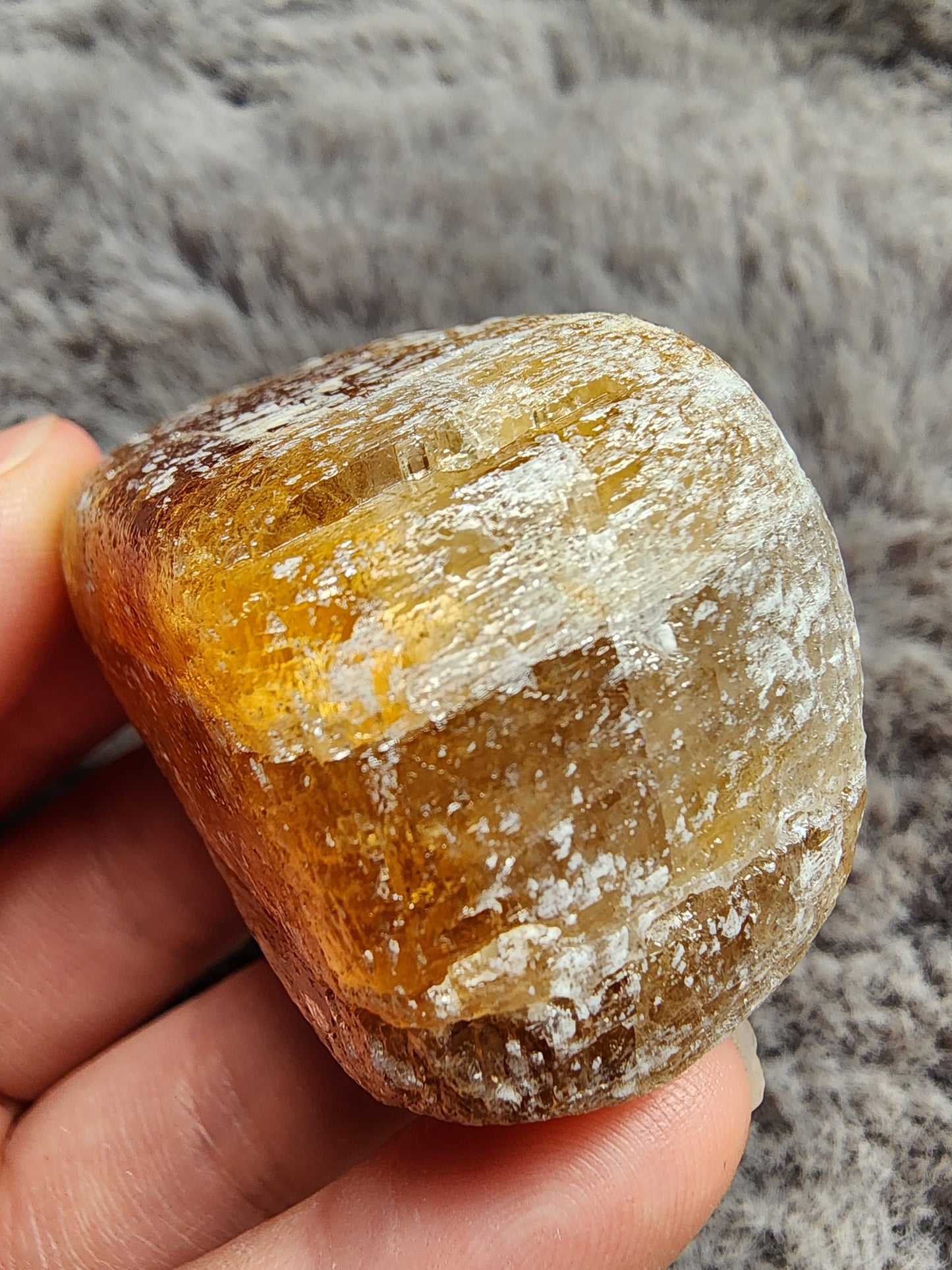 Orange Calcite Tumble
