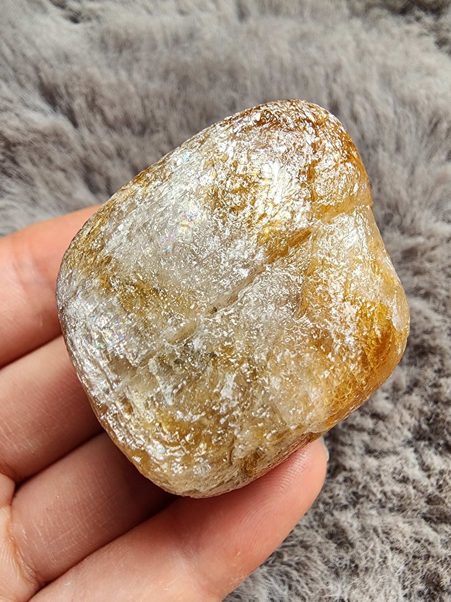 Orange Calcite Tumble