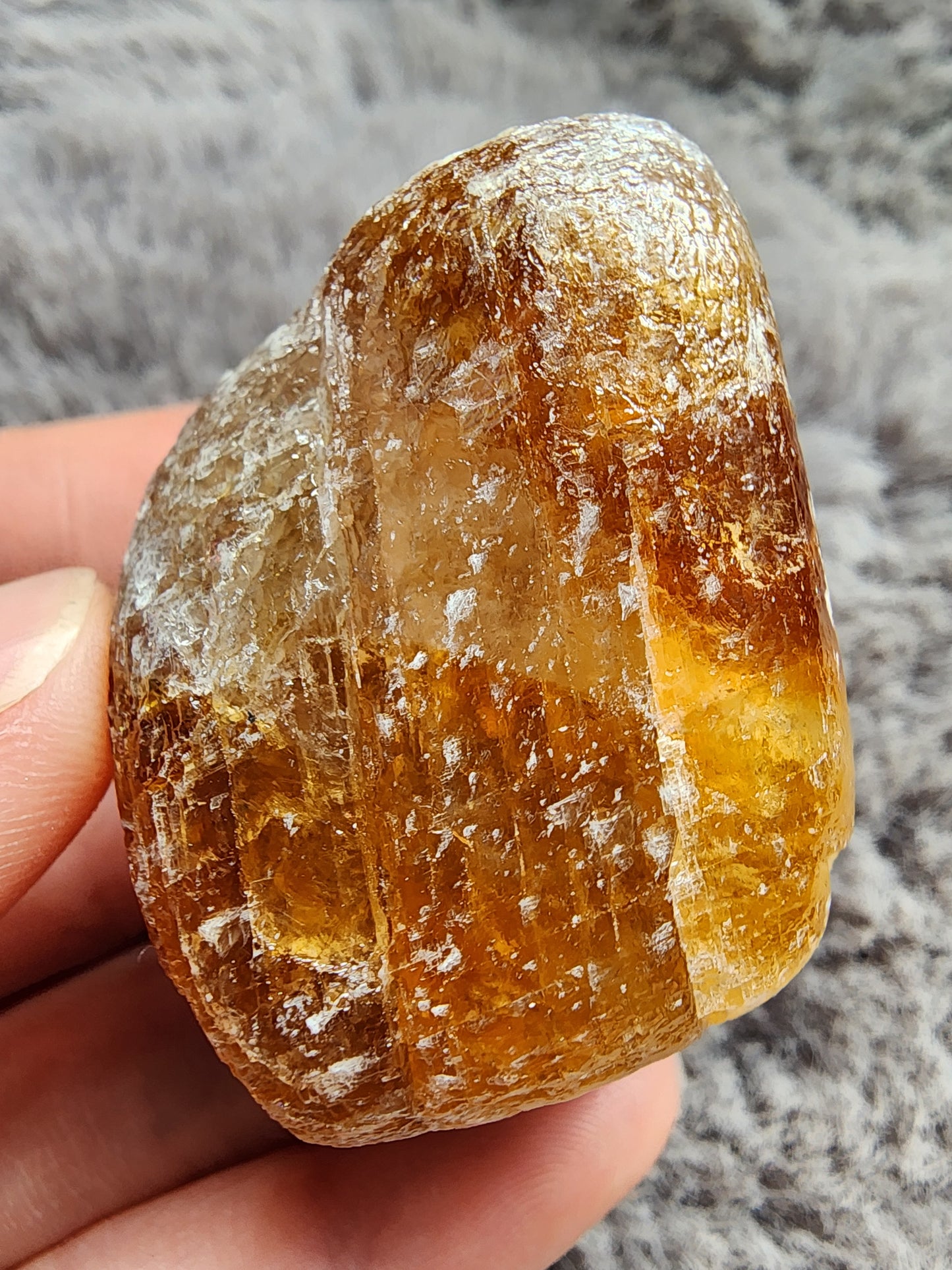 Orange Calcite Tumble