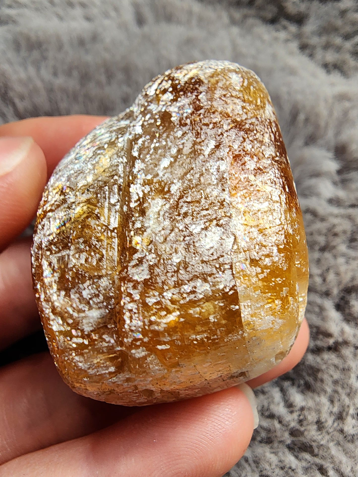 Orange Calcite Tumble