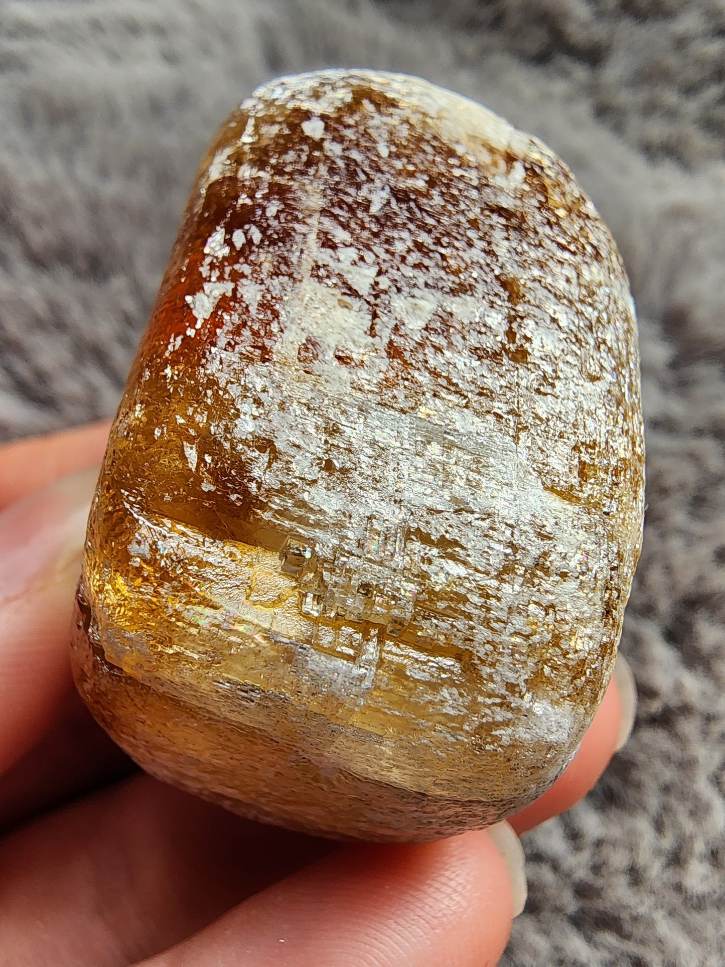 Orange Calcite Tumble