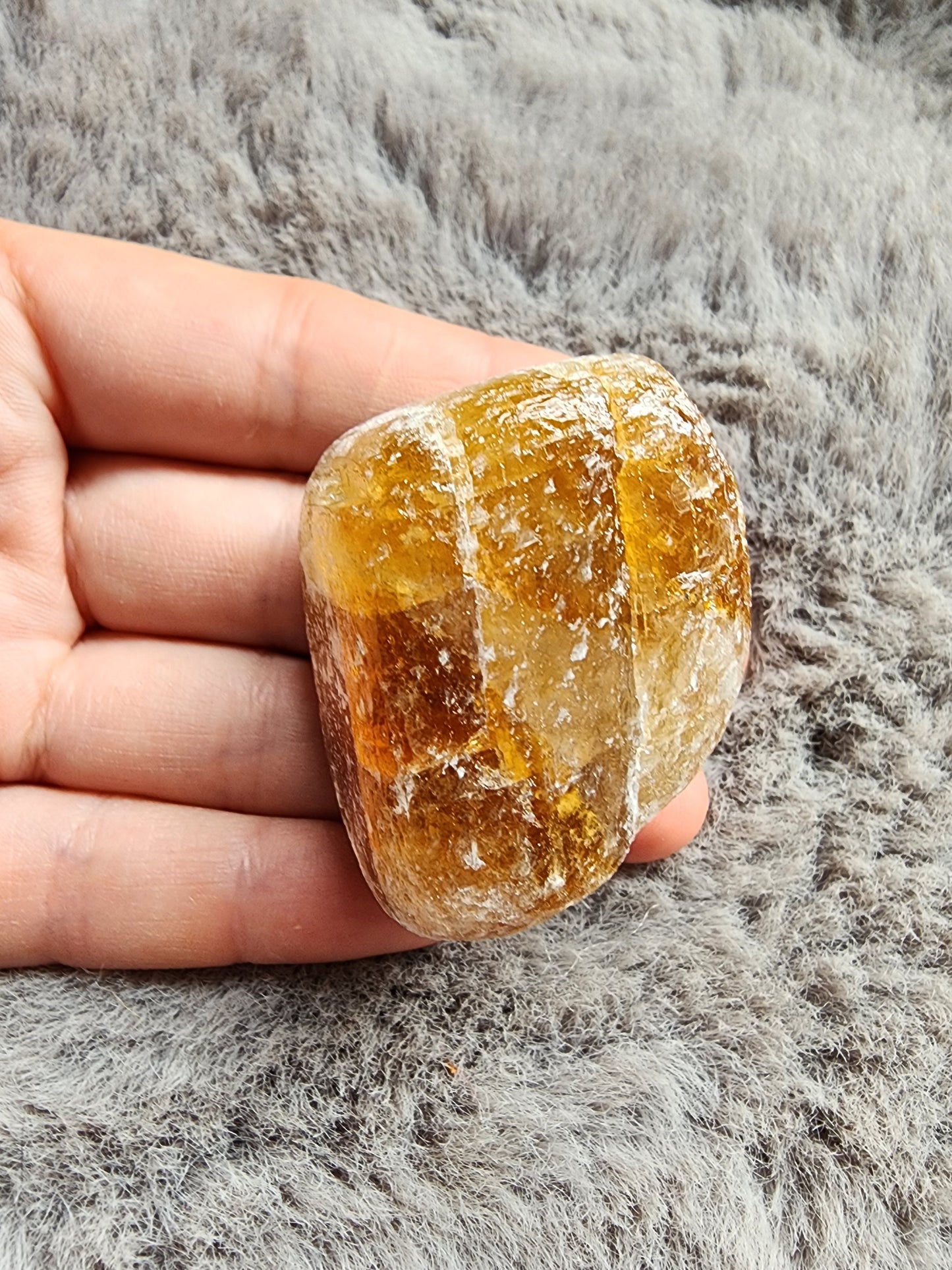 Orange Calcite Tumble