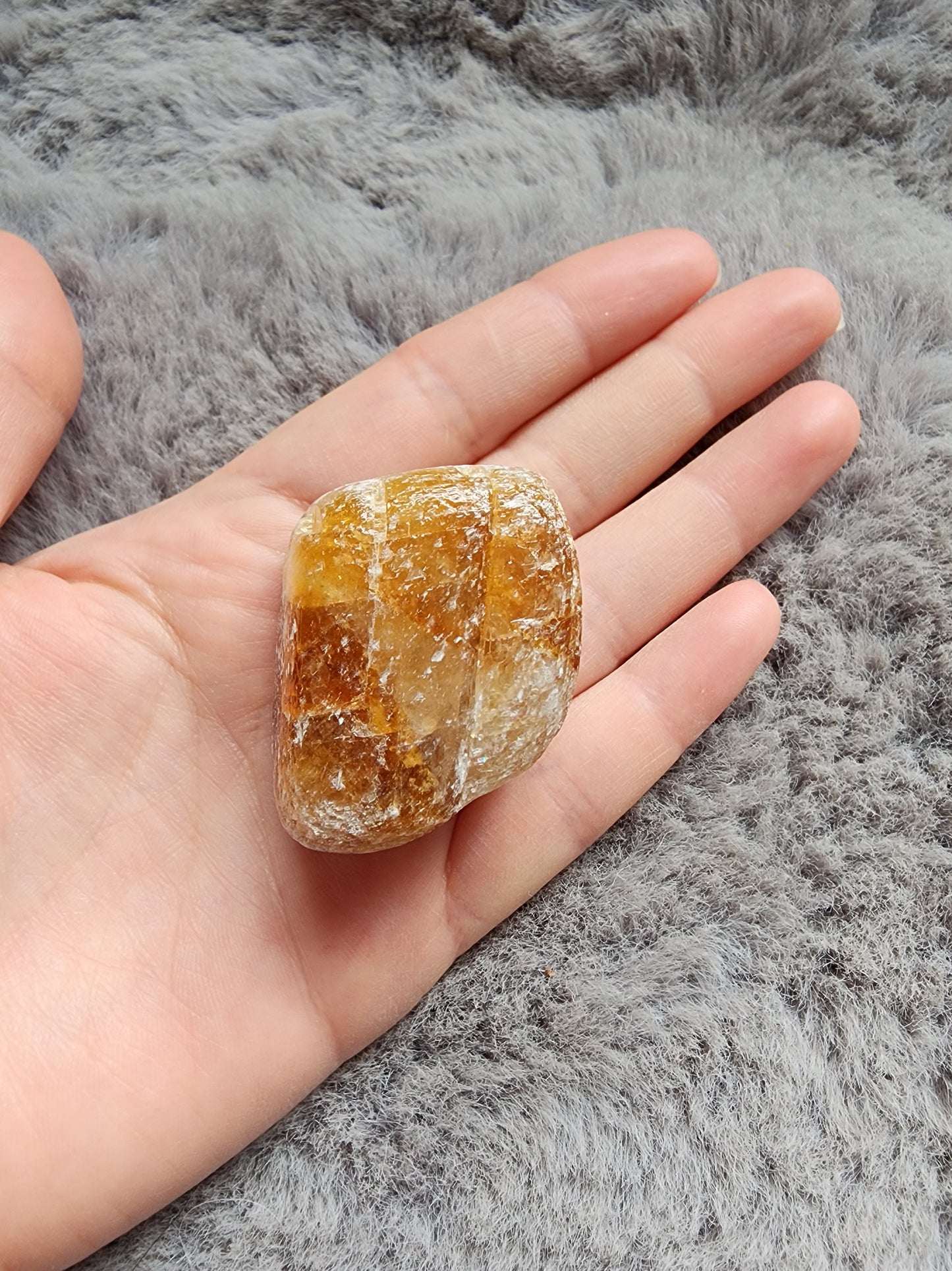 Orange Calcite Tumble