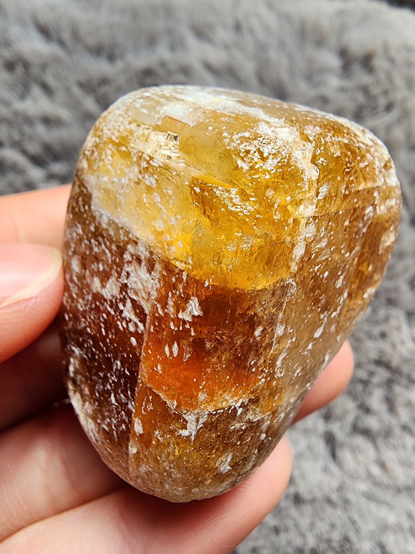 Orange Calcite Tumble