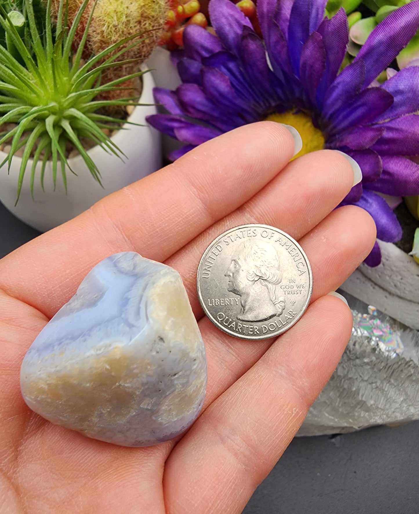 Blue Lace Agate Tumble