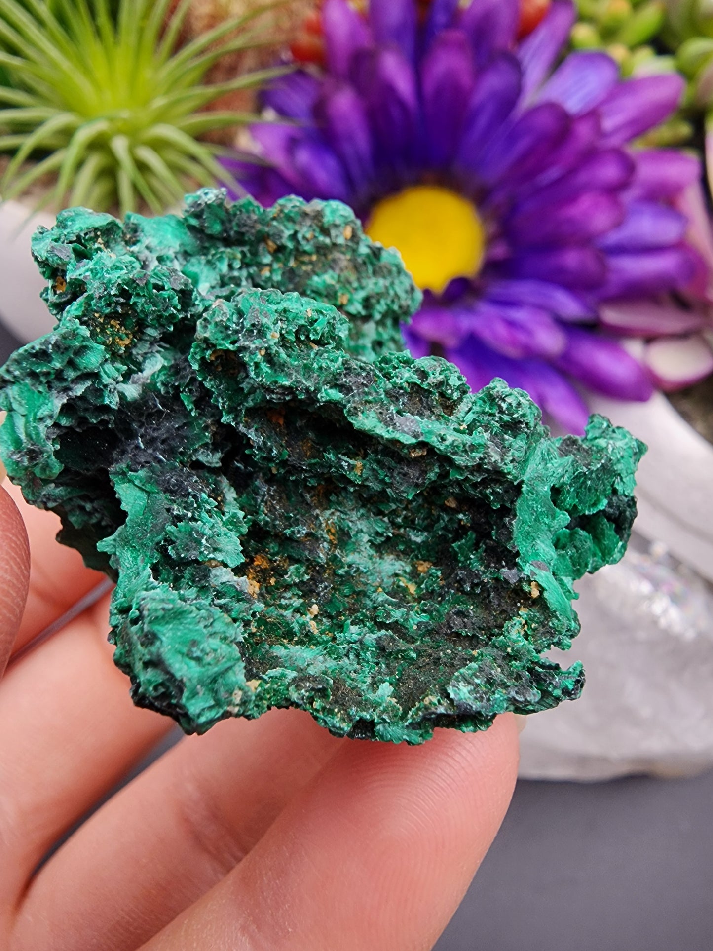Fibrous Malachite