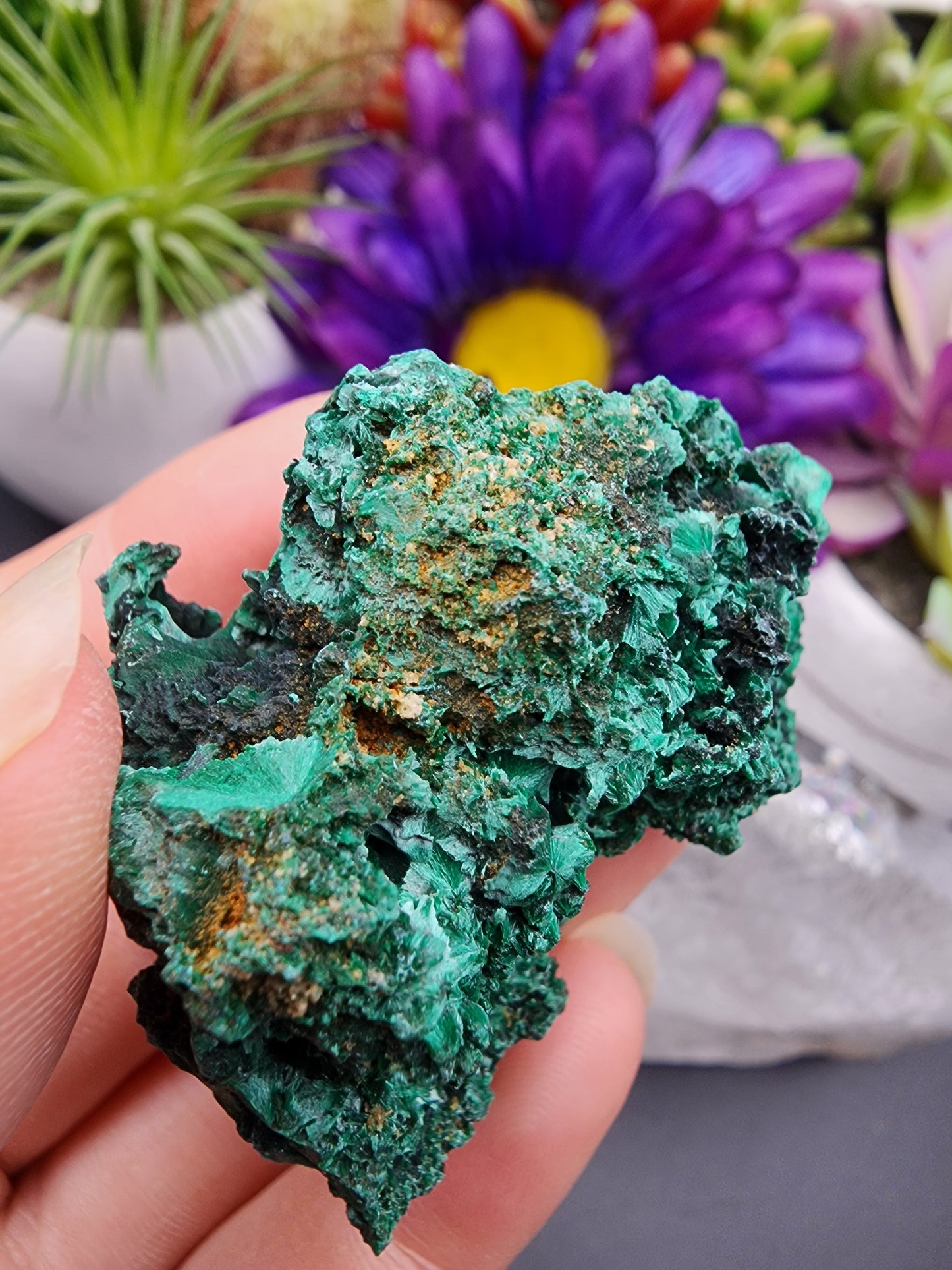 Fibrous Malachite