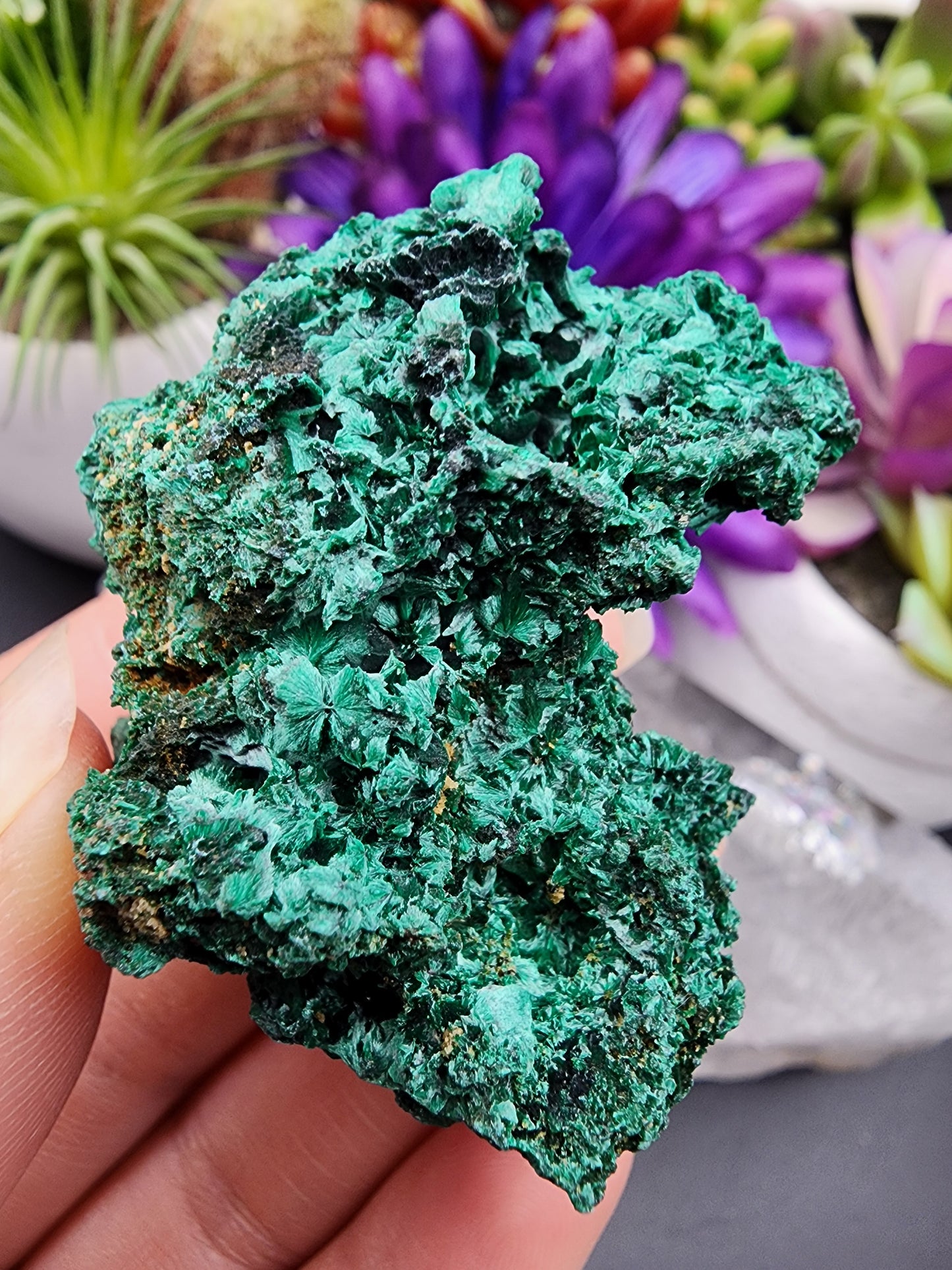Fibrous Malachite