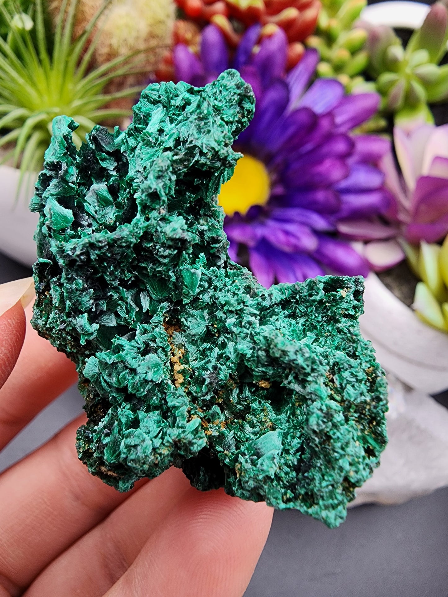 Fibrous Malachite