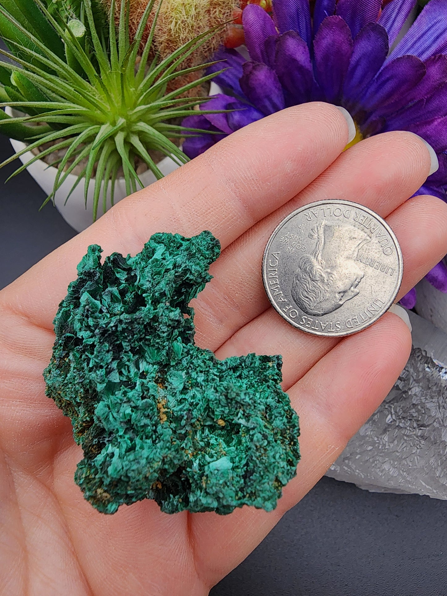 Fibrous Malachite