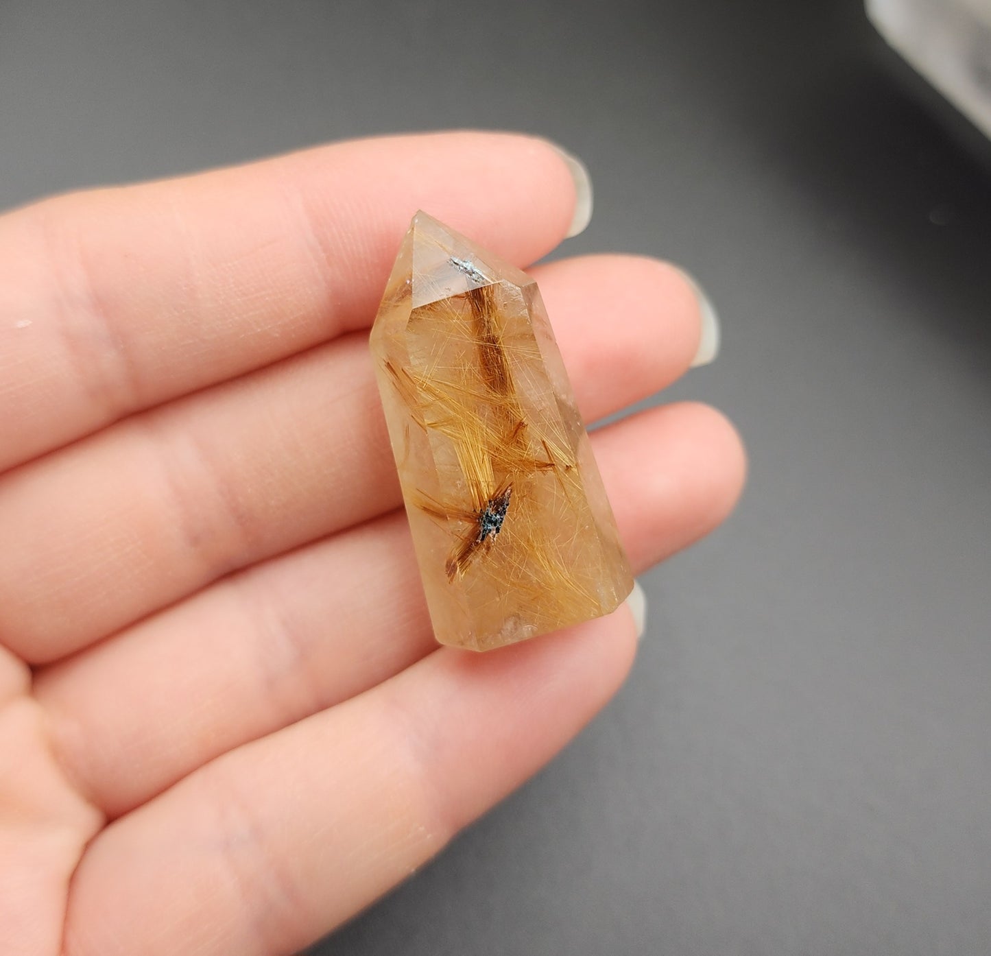 Rutilated Quartz Tower
