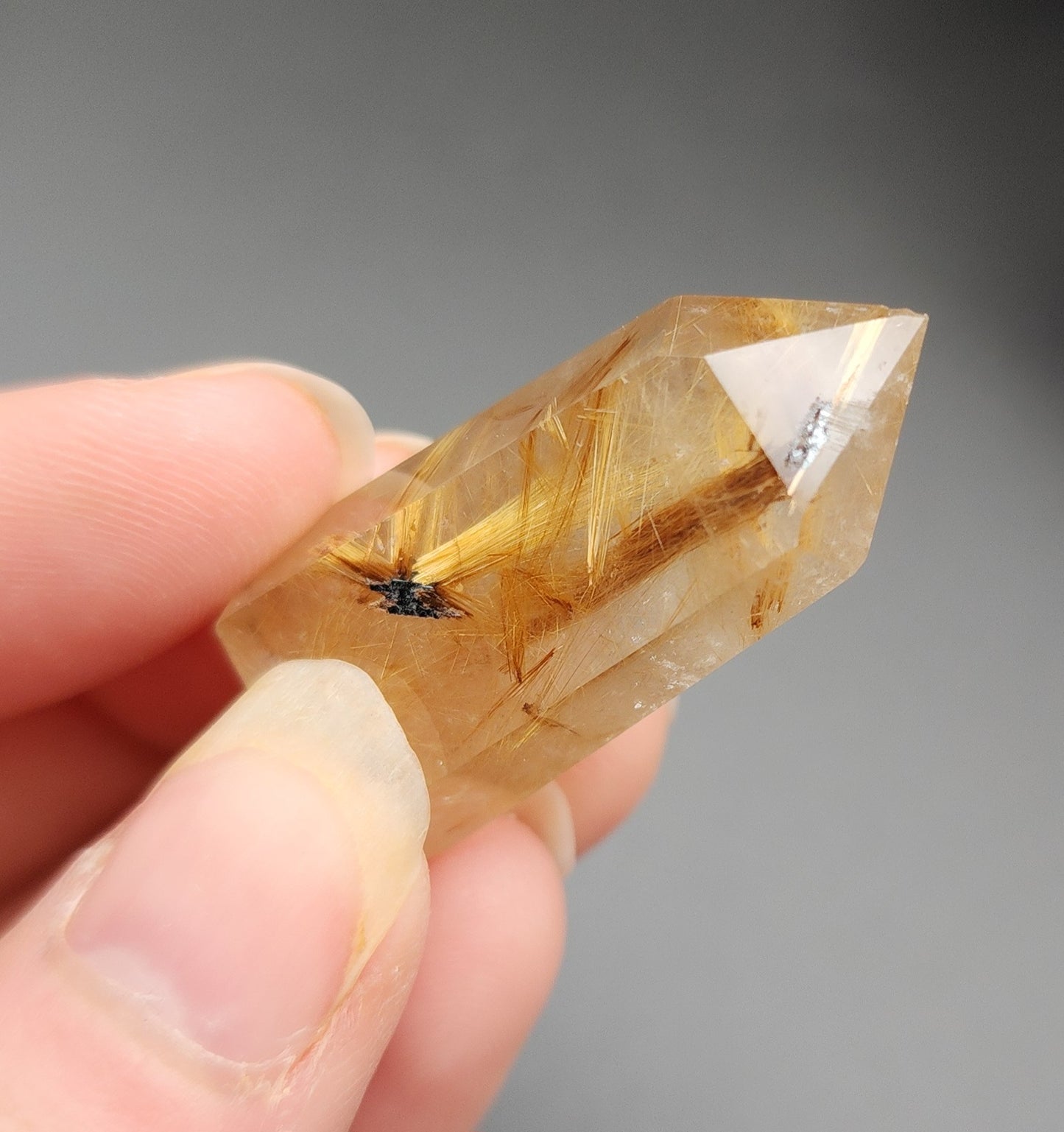 Rutilated Quartz Tower