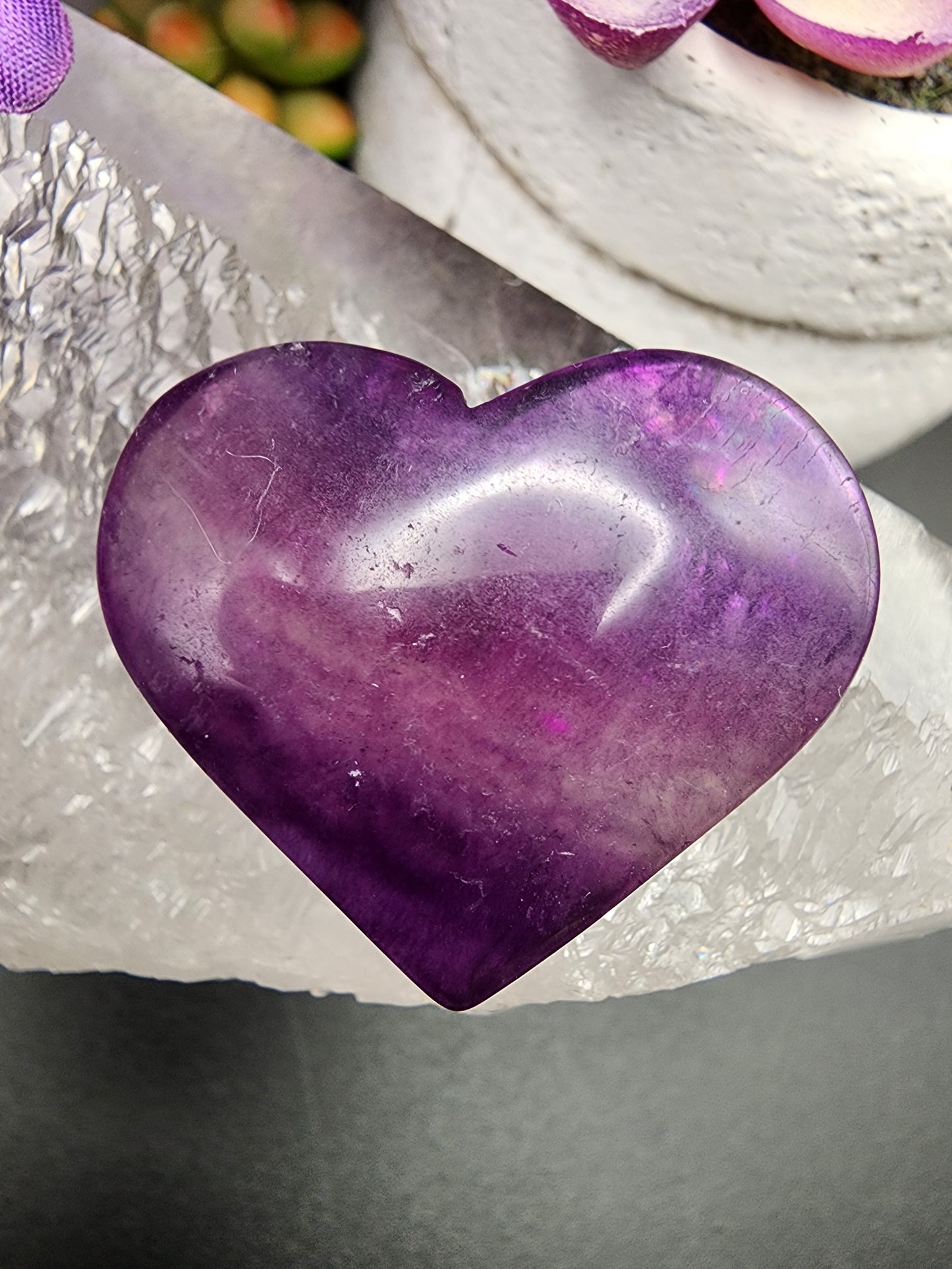 Fluorite Heart