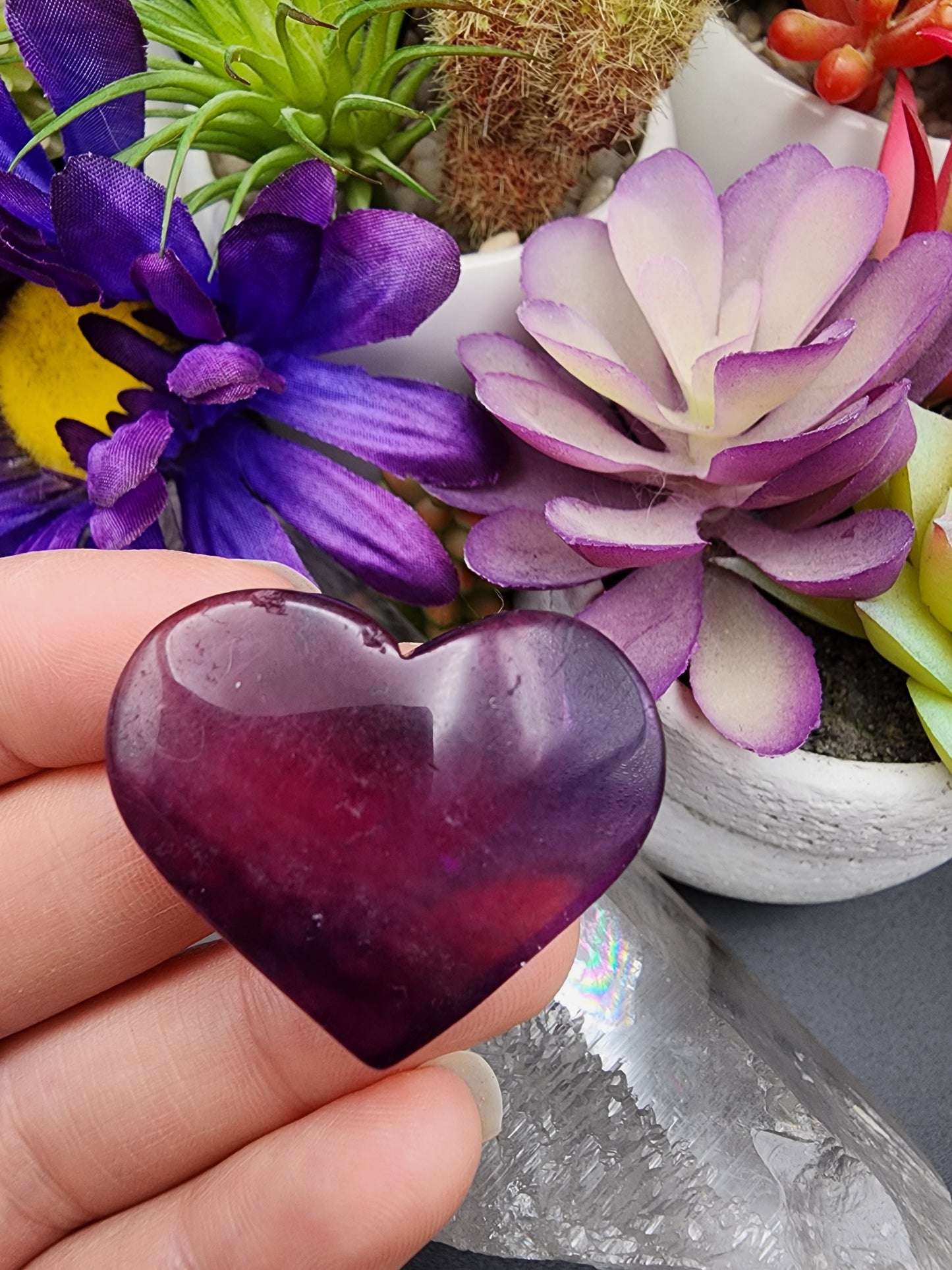 Fluorite Heart