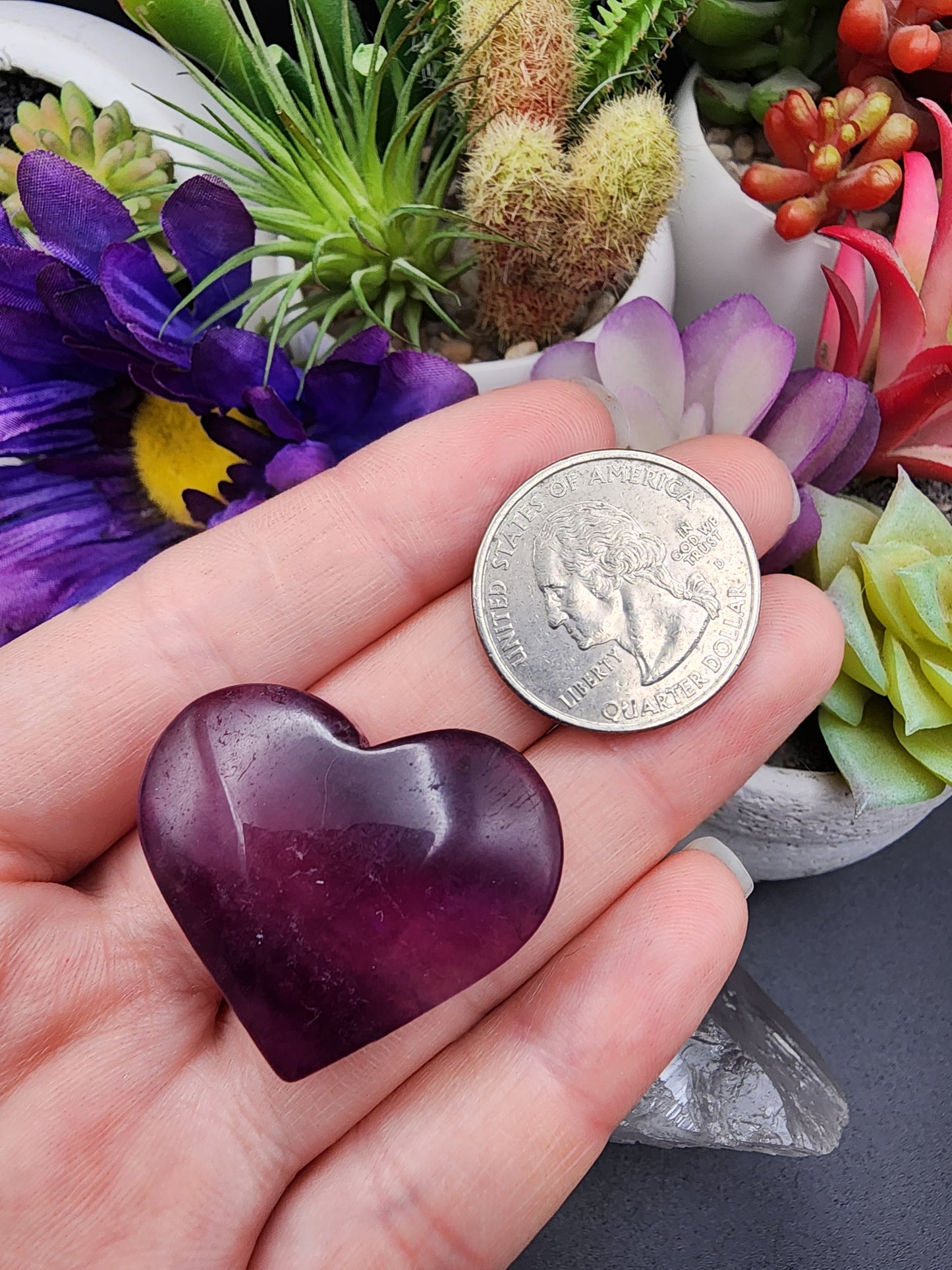 Fluorite Heart