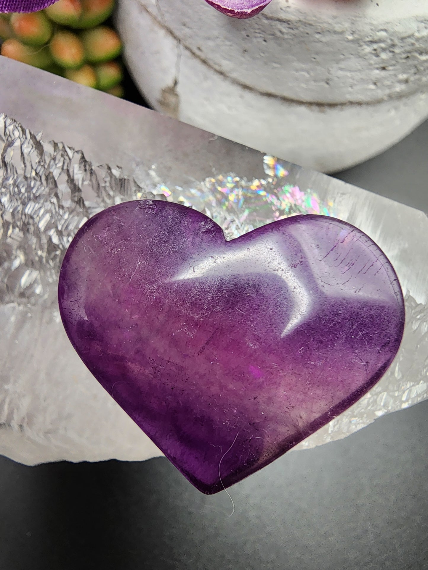 Fluorite Heart