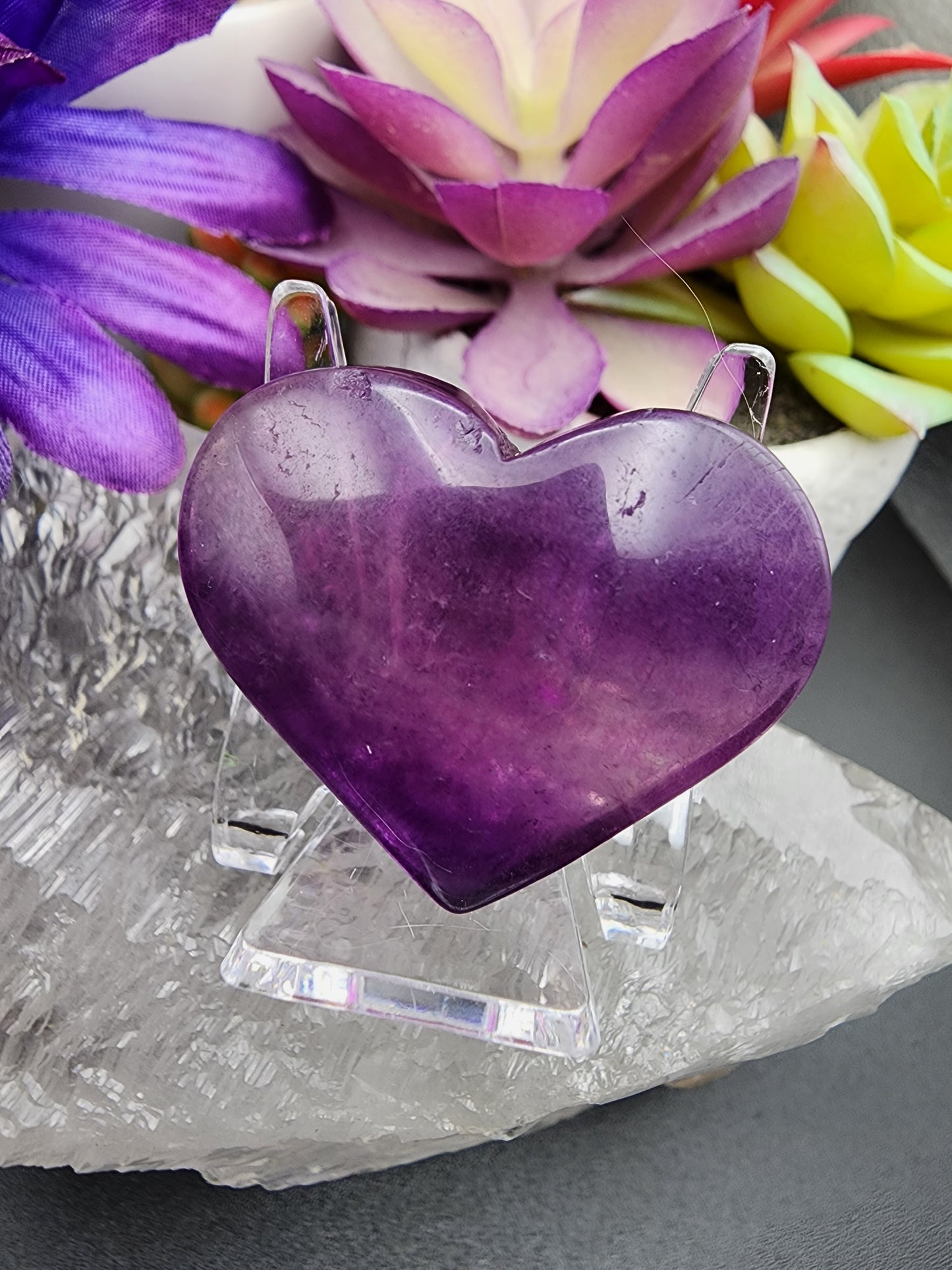 Fluorite Heart