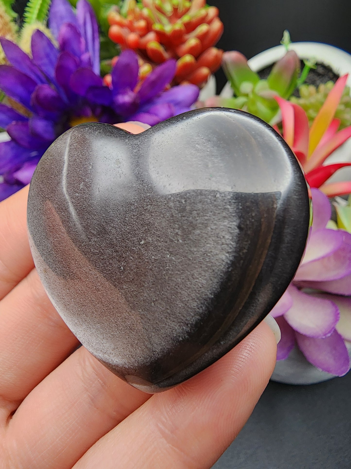 Silver Sheen Obsidan