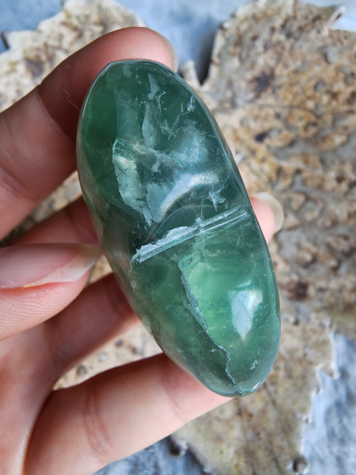 Fluorite Heart