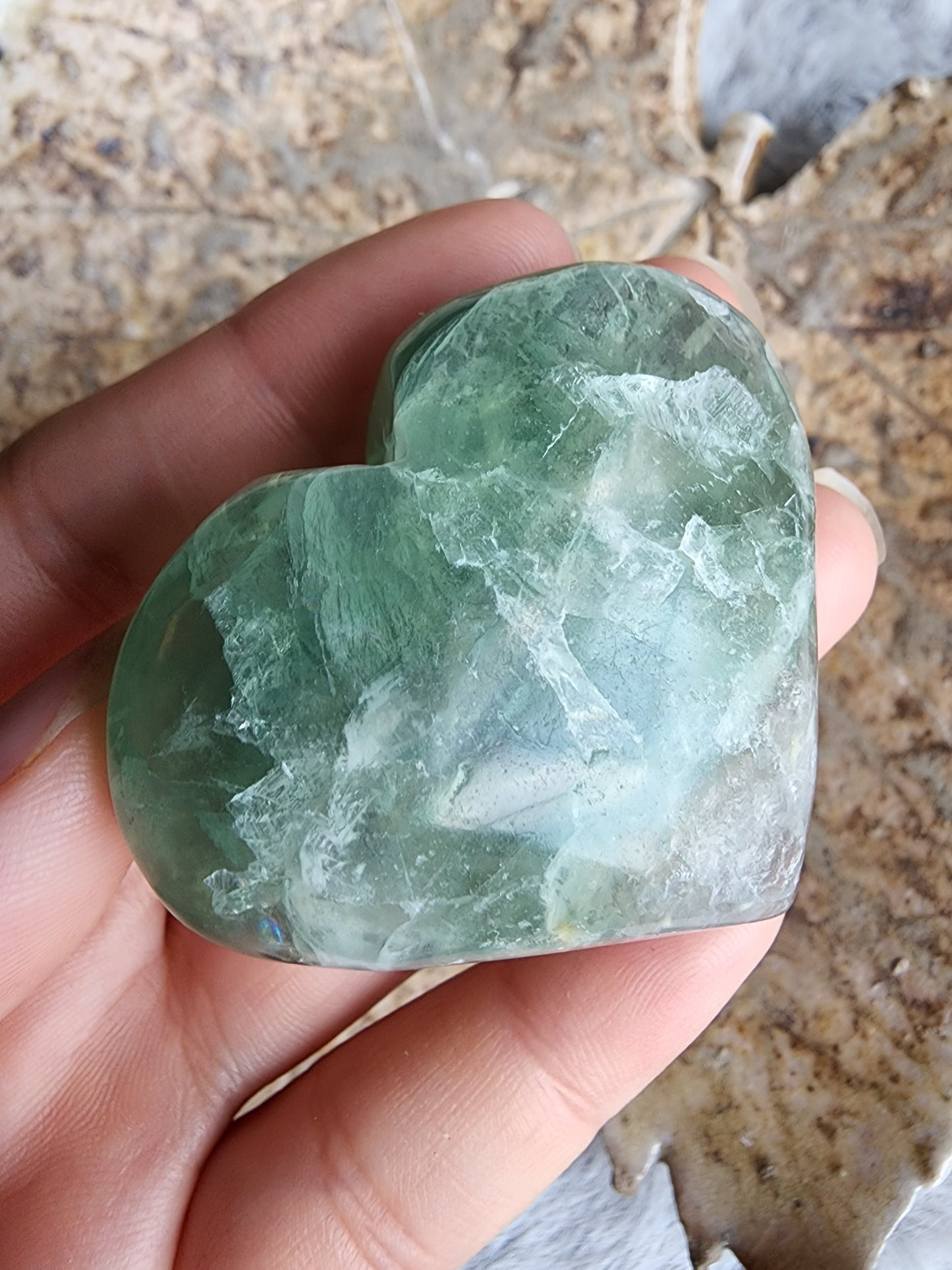 Fluorite Heart