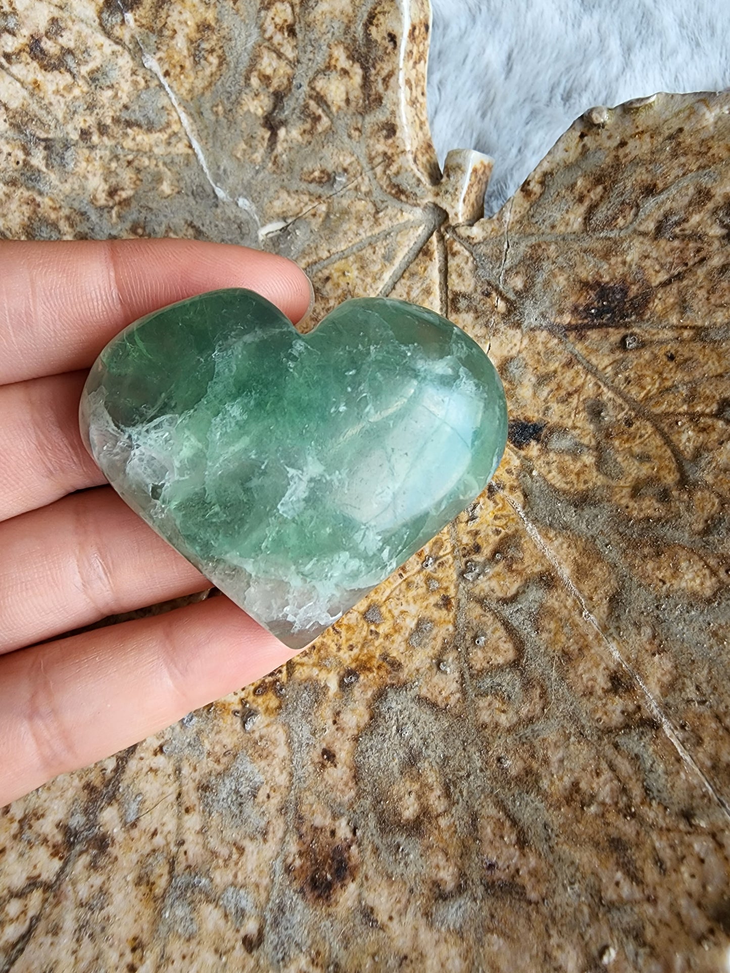 Fluorite Heart