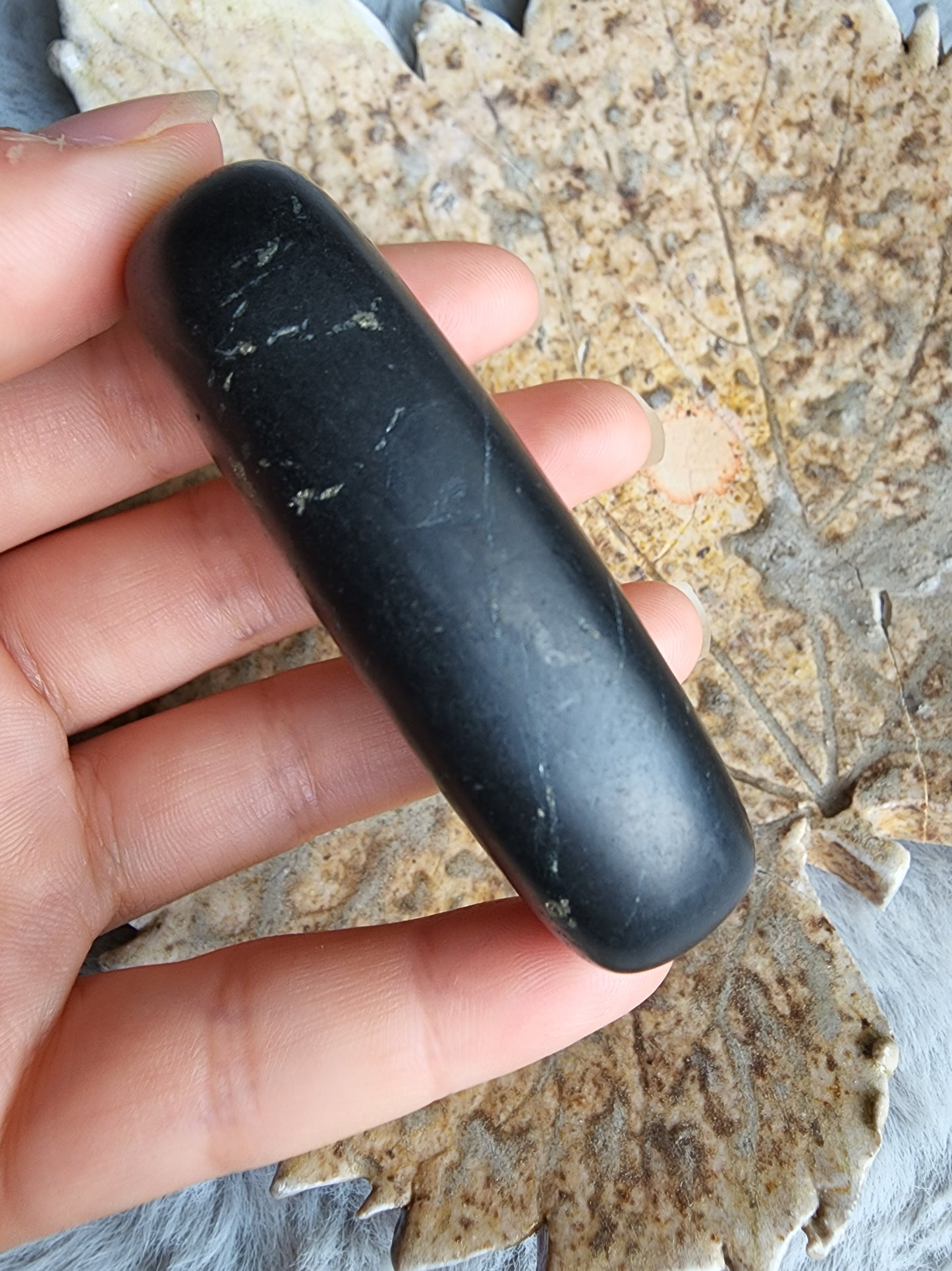 Shungite Palm Stone