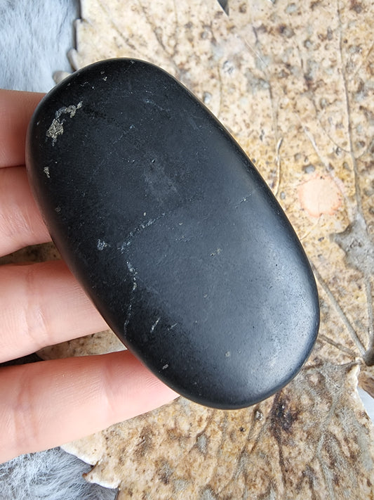 Shungite Palm Stone