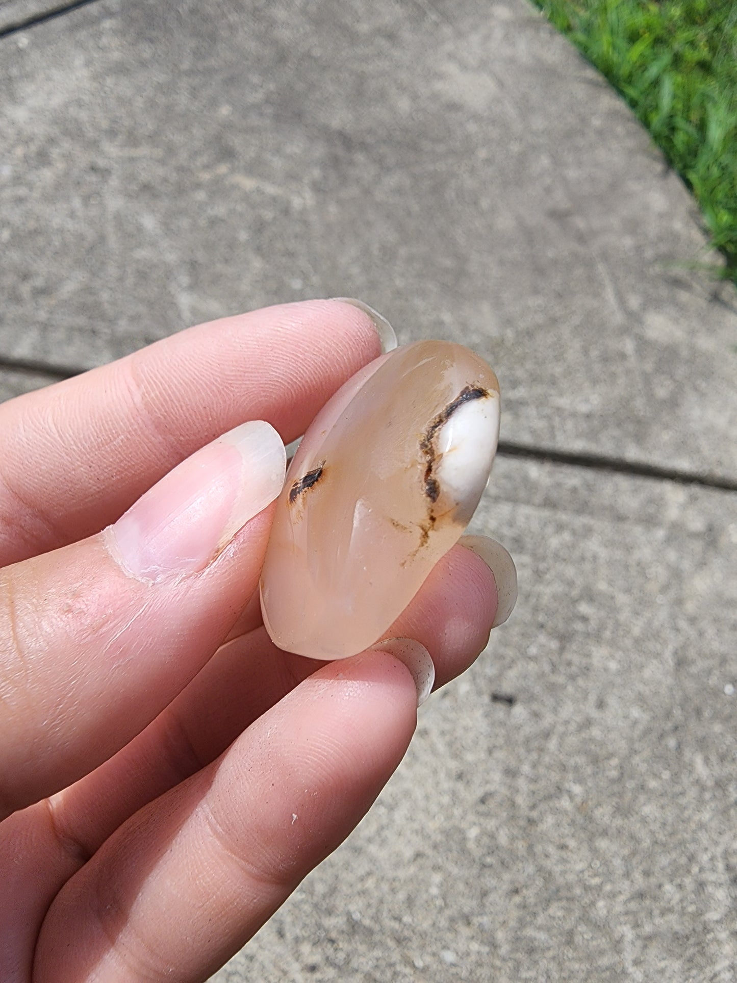 Flower Agate Heart