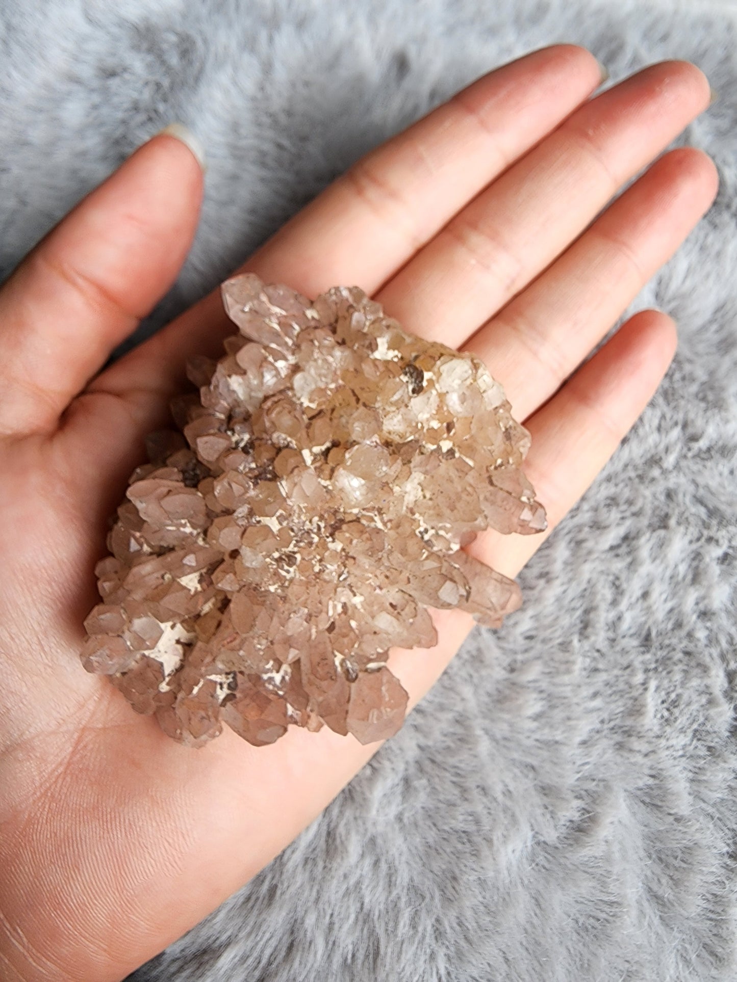 Hematite Quartz Cluster