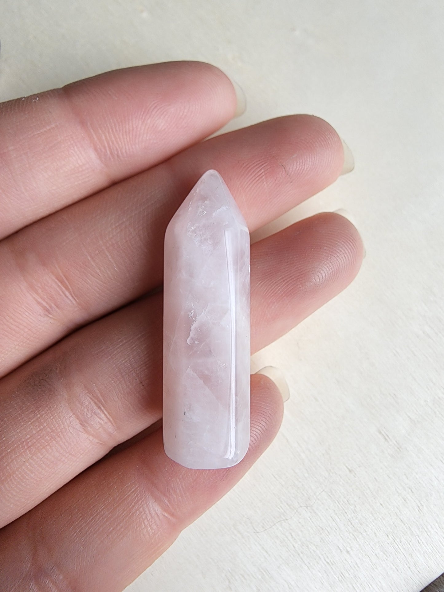 3pc Amethyst Rose Quartz Set