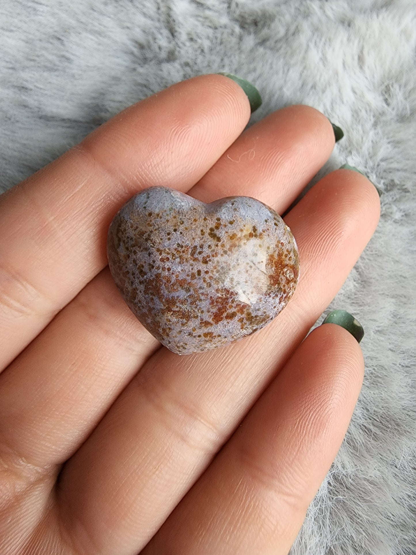 Ocean Jasper Heart