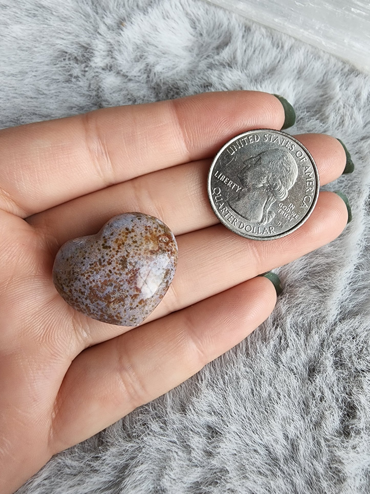 Ocean Jasper Heart